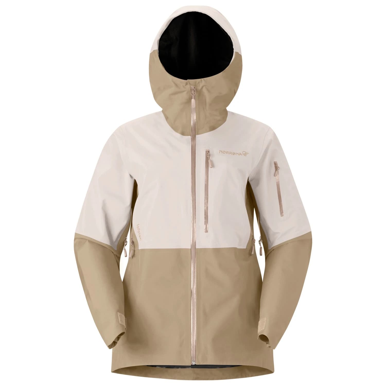 Дамско ски яке Norrøna Women's Lofoten GORE-TEX Jacket Ski jacket - Oatmeal