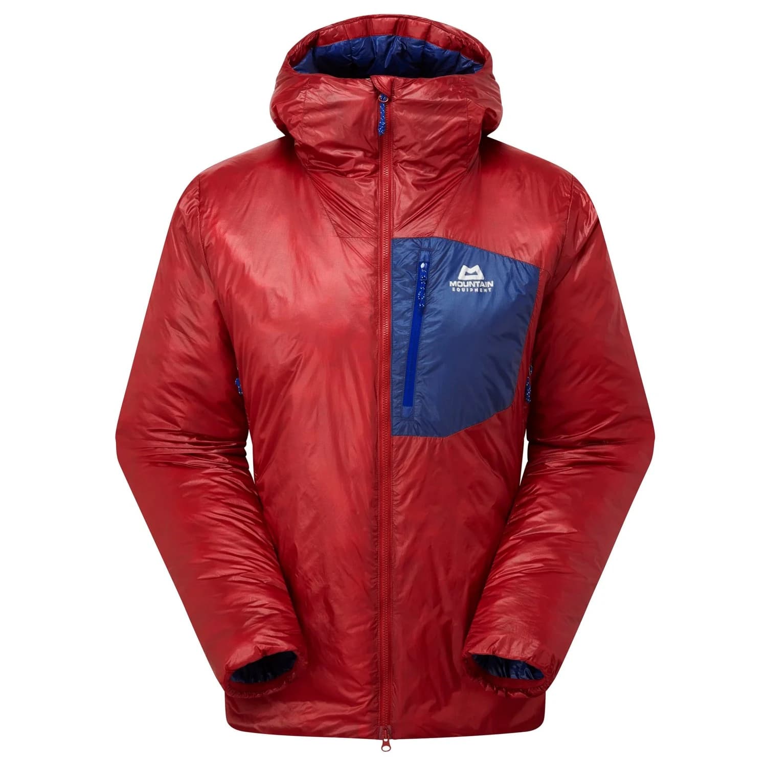 Синтетично яке Mountain Equipment Women's Oreus Hooded Jacket Synthetic jacket - Merlot / Admiral Blue