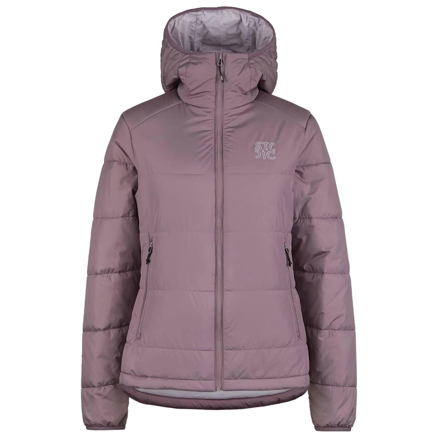 Дамско синтетично яке Stoic Women's MountainWool120 StorboSt. Hoody Synthetic jacket - Plum Dusk