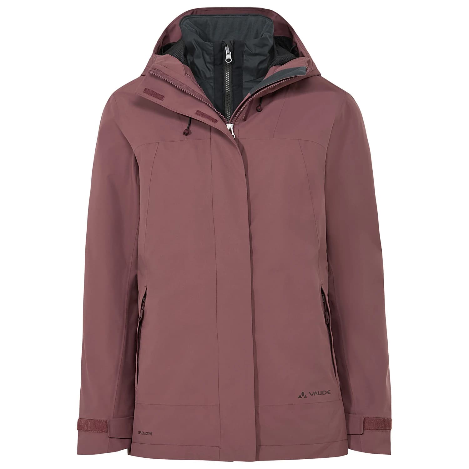 3-в-1 яке Vaude Women's Neyland 3in1 Jacket 3-in-1 jacket - Ruby Dusk