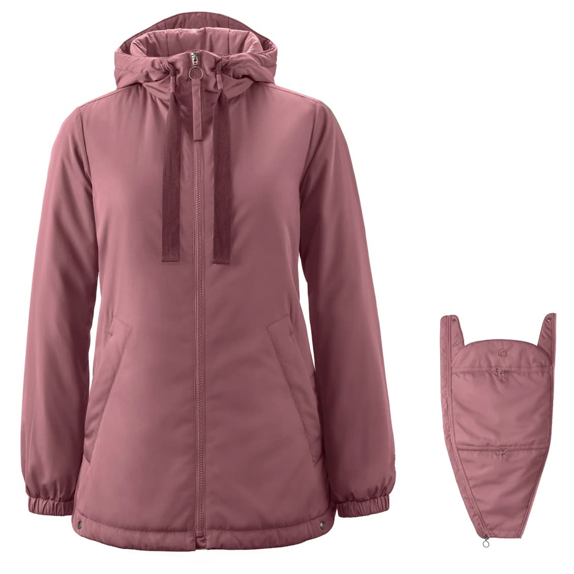Дамско синтетично яке Mamalila Women's Tragejacke Boston Synthetic jacket - Dark Rose