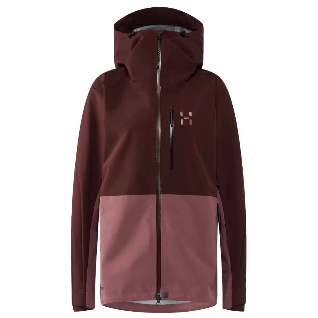 Ски яке Haglöfs Women's Alper Proof Jacket Ski jacket - Maroon Trail / Misty Mauve