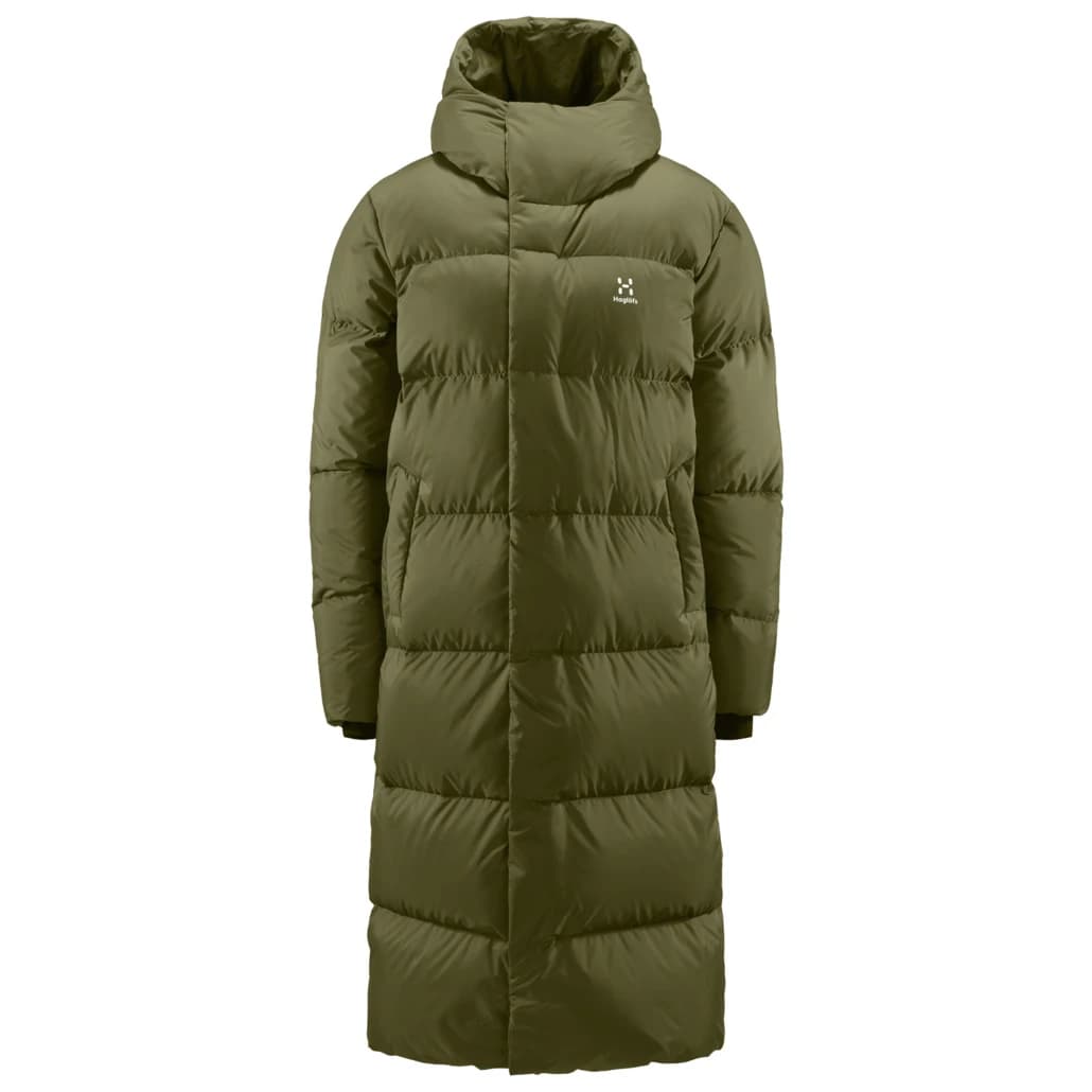 Дамско яке парка Haglöfs Women's Long Down II Parka - Olive Green