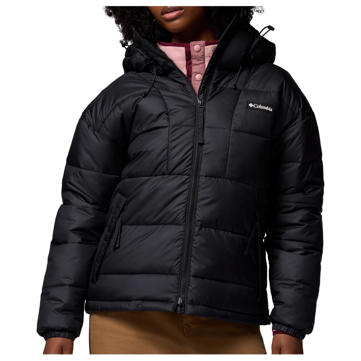 Дамско синтетично яке Columbia Women's Pike Lake III Hooded Jacket Synthetic jacket - Black