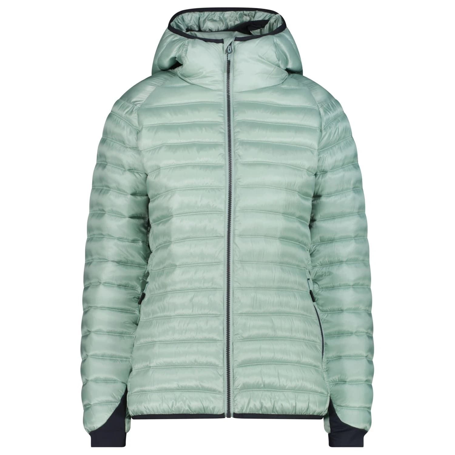 Дамско синтетично яке Cmp Women's Jacket Fix Hood Ripstop Synthetic jacket - Jade