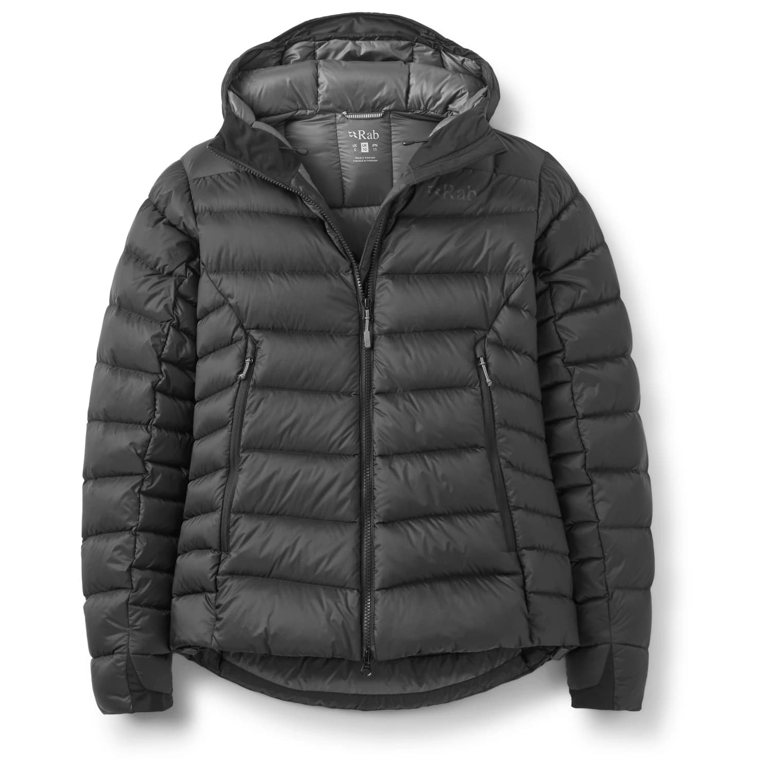 Дамско пухено яке Rab Women's Electron Pro Hoody Down jacket - Black