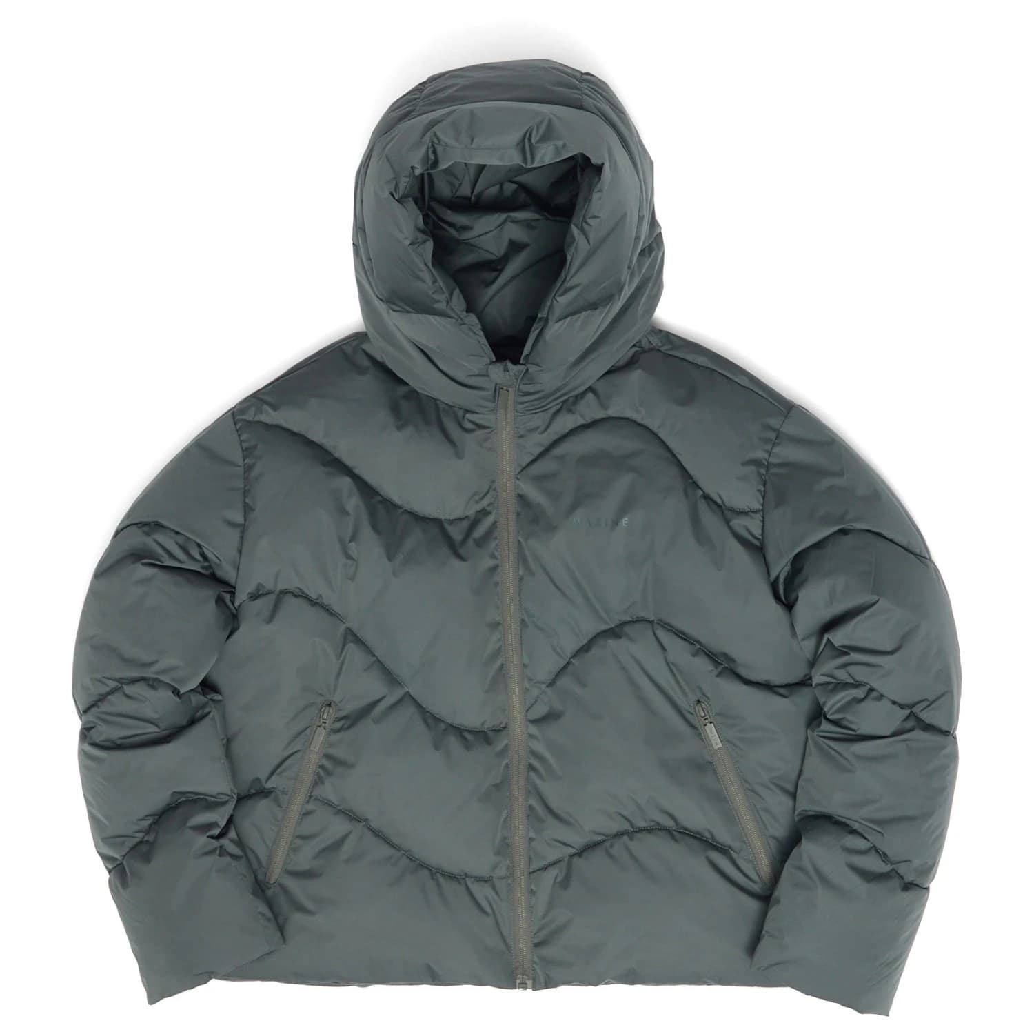 Дамско зимно яке Mazine Women's Waves Quilt Short Puffer Jacket Winter jacket - Bottle
