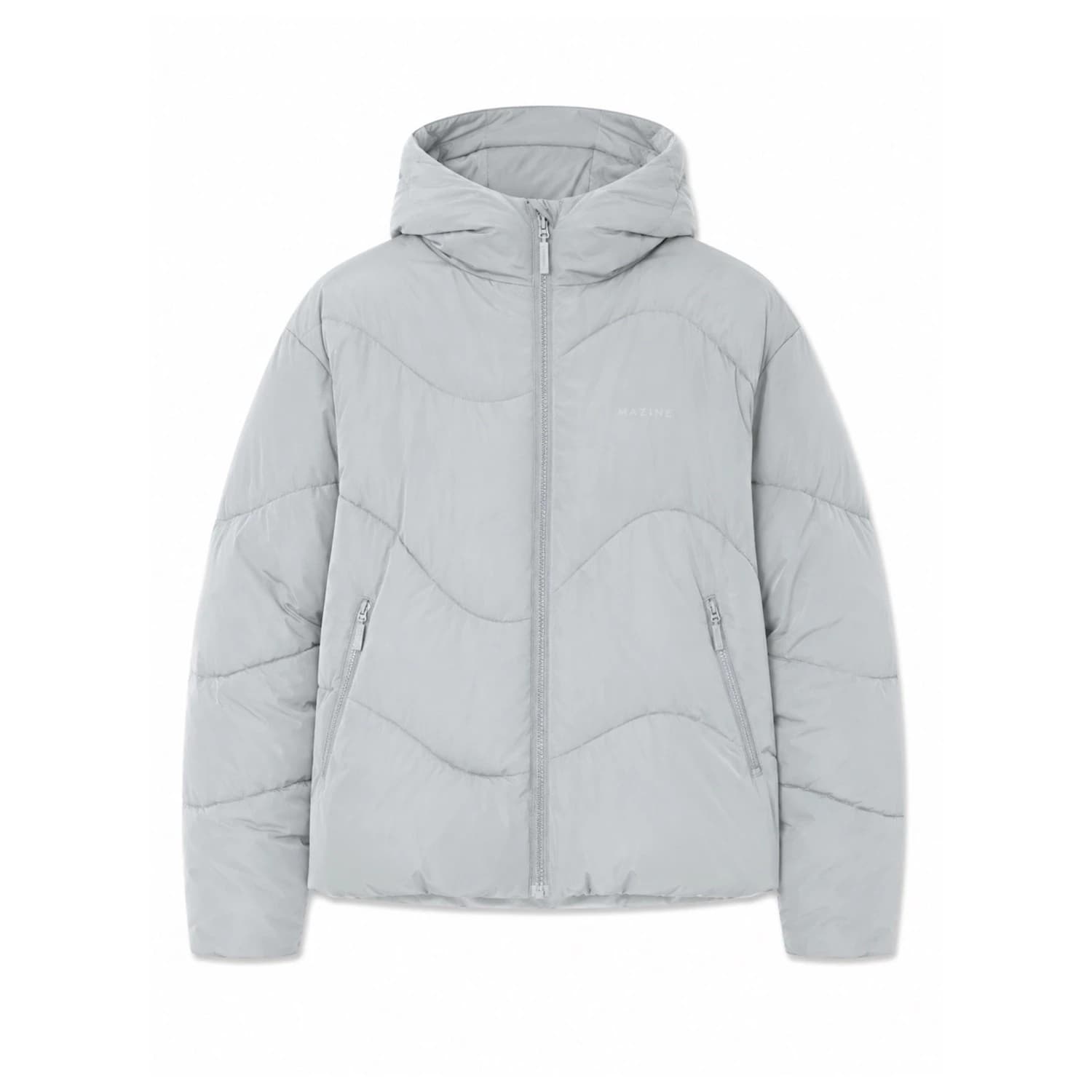 Зимно яке Mazine Women's Waves Quilt Short Puffer Jacket Winter jacket - Ice Green