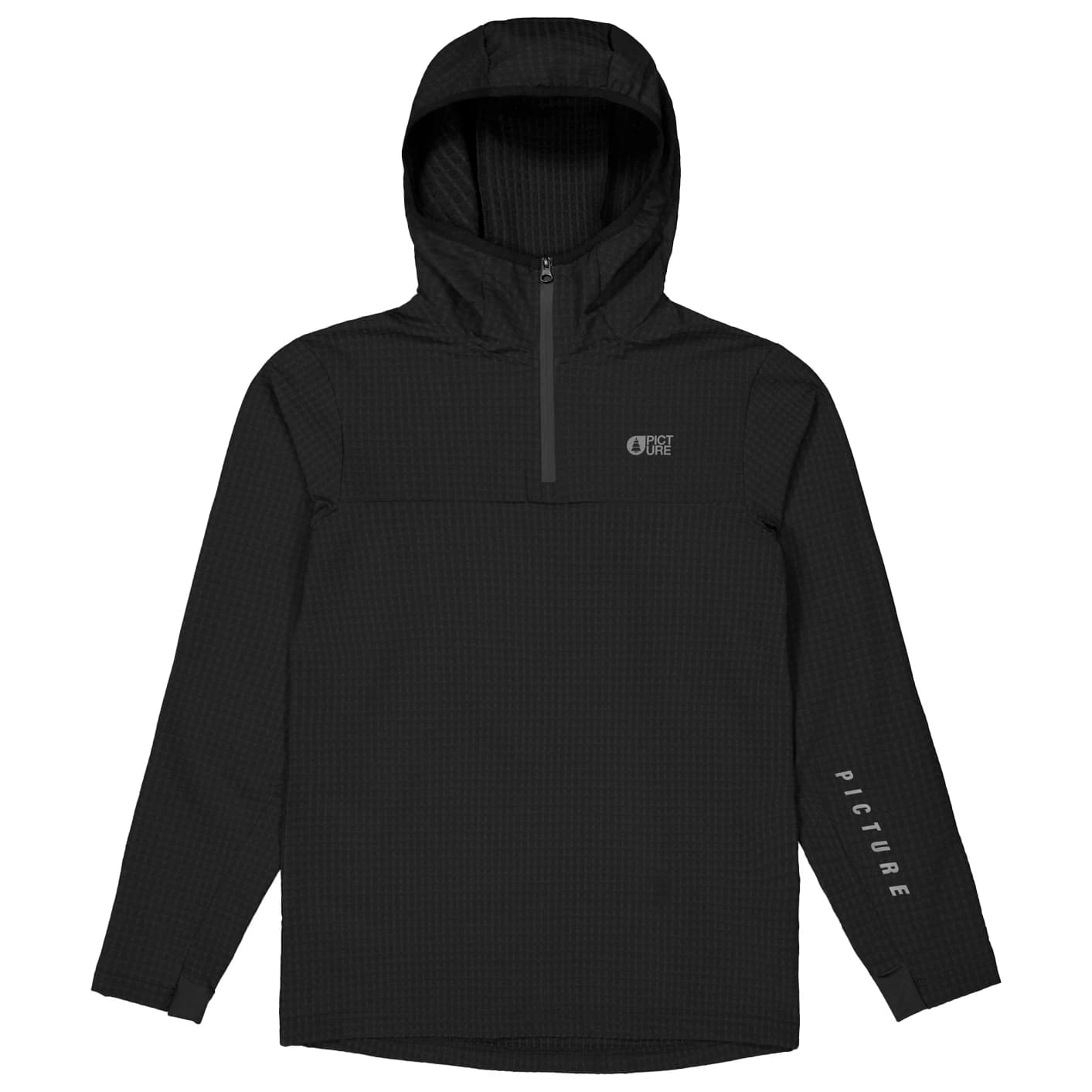 Дамски синтетичен пуловер Picture Women's Paraga Zip Hoodie Synthetic jumper - Black