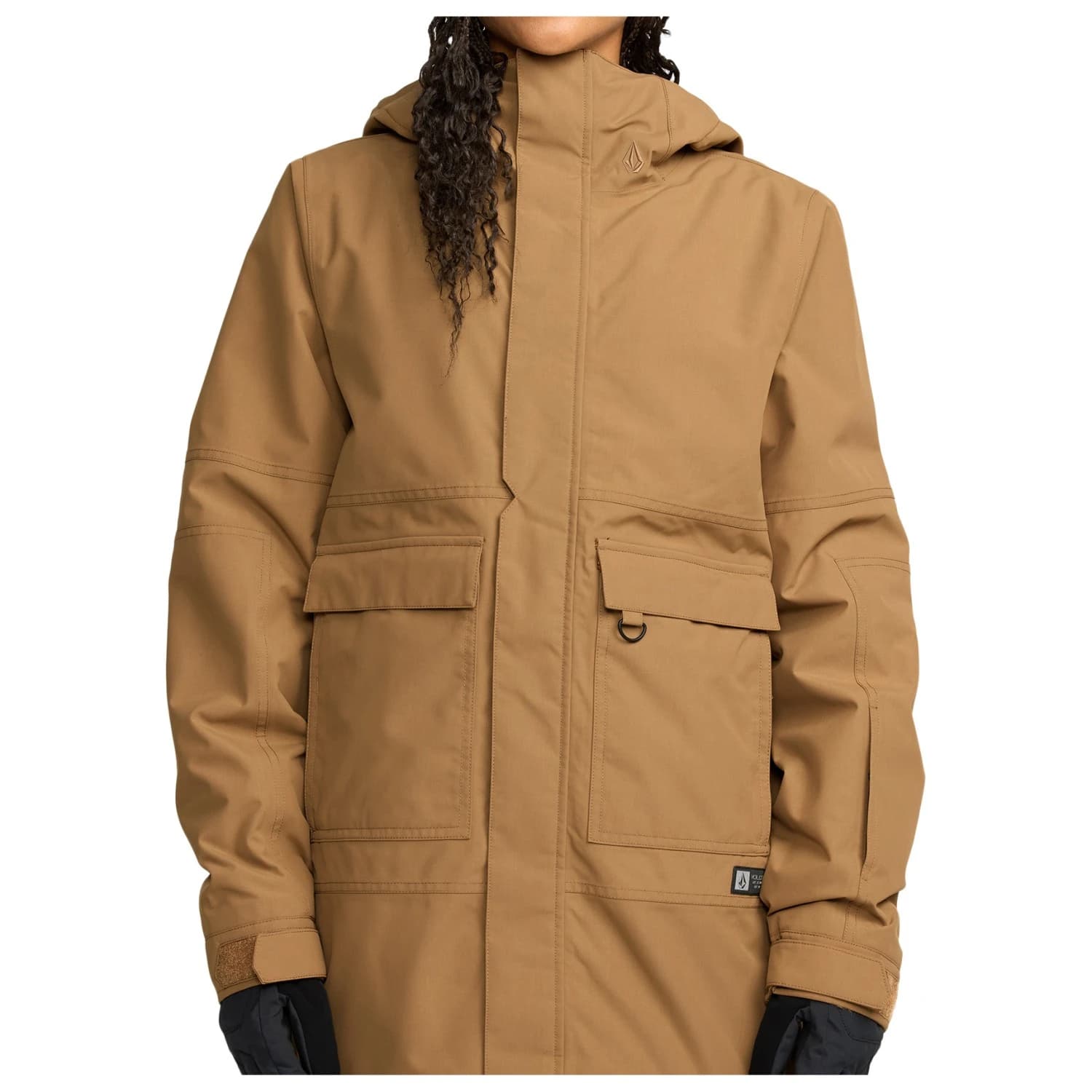 Дамско ски яке Volcom Women's QC Cruiser Insulated Parka Ski jacket - Bronze