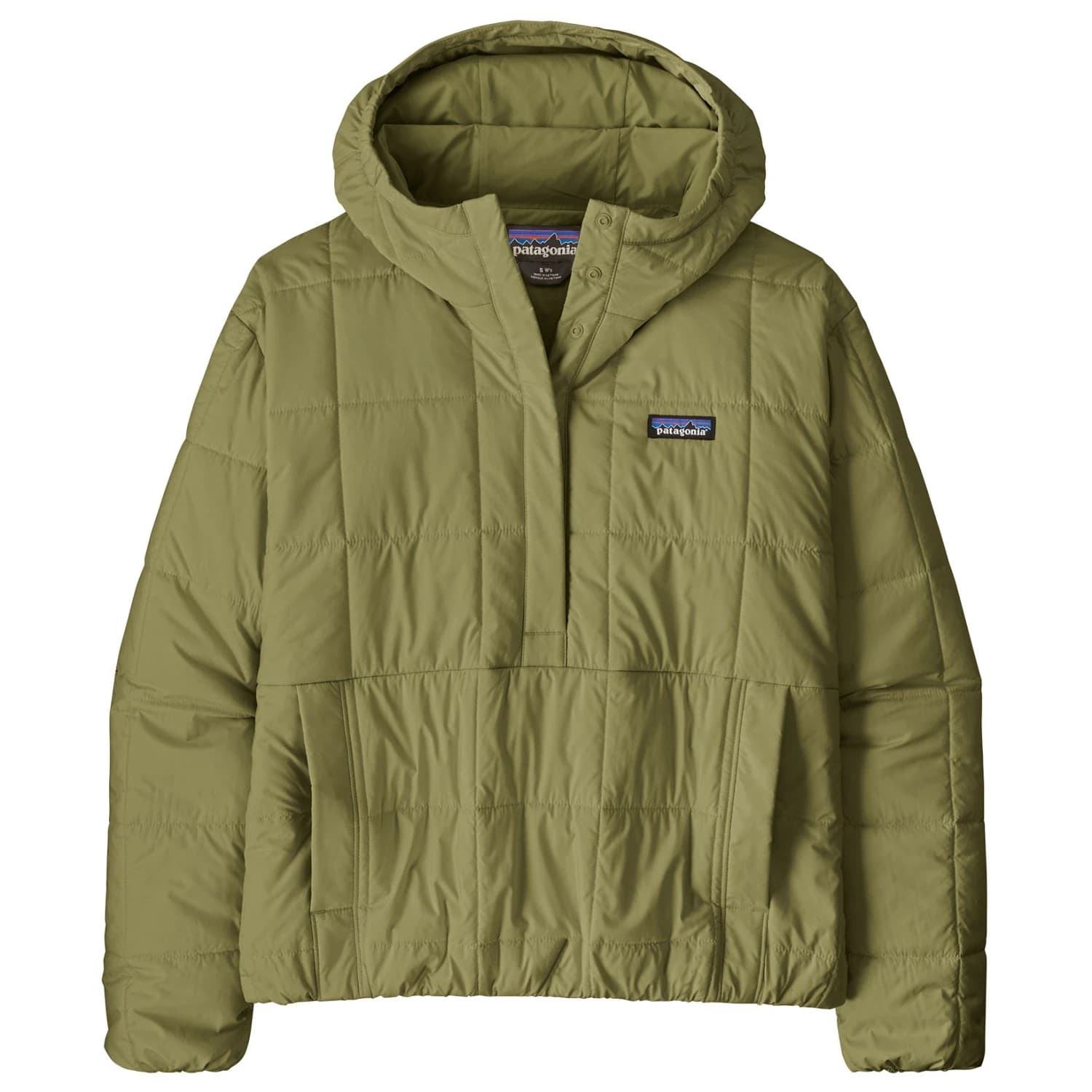 Дамски синтетичен пуловер Patagonia Women's Light Gust Hooded Pullover Synthetic jumper - Caper Green