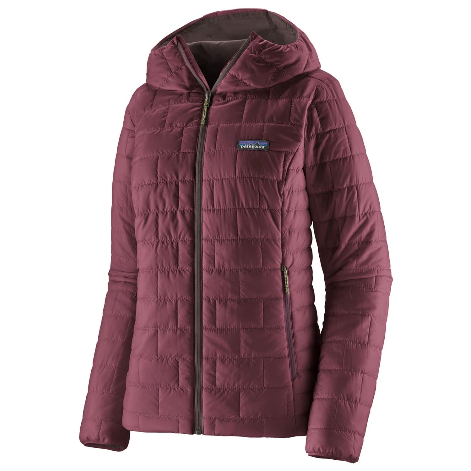 Дамско синтетично яке Patagonia Women's Nano Puff Hoody Synthetic jacket - Berry Fig