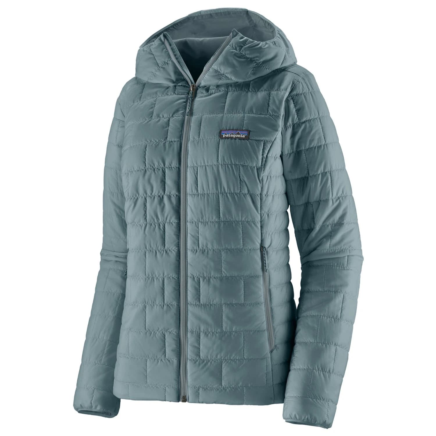 Дамско синтетично яке Patagonia Women's Nano Puff Hoody Synthetic jacket - Blue Sage