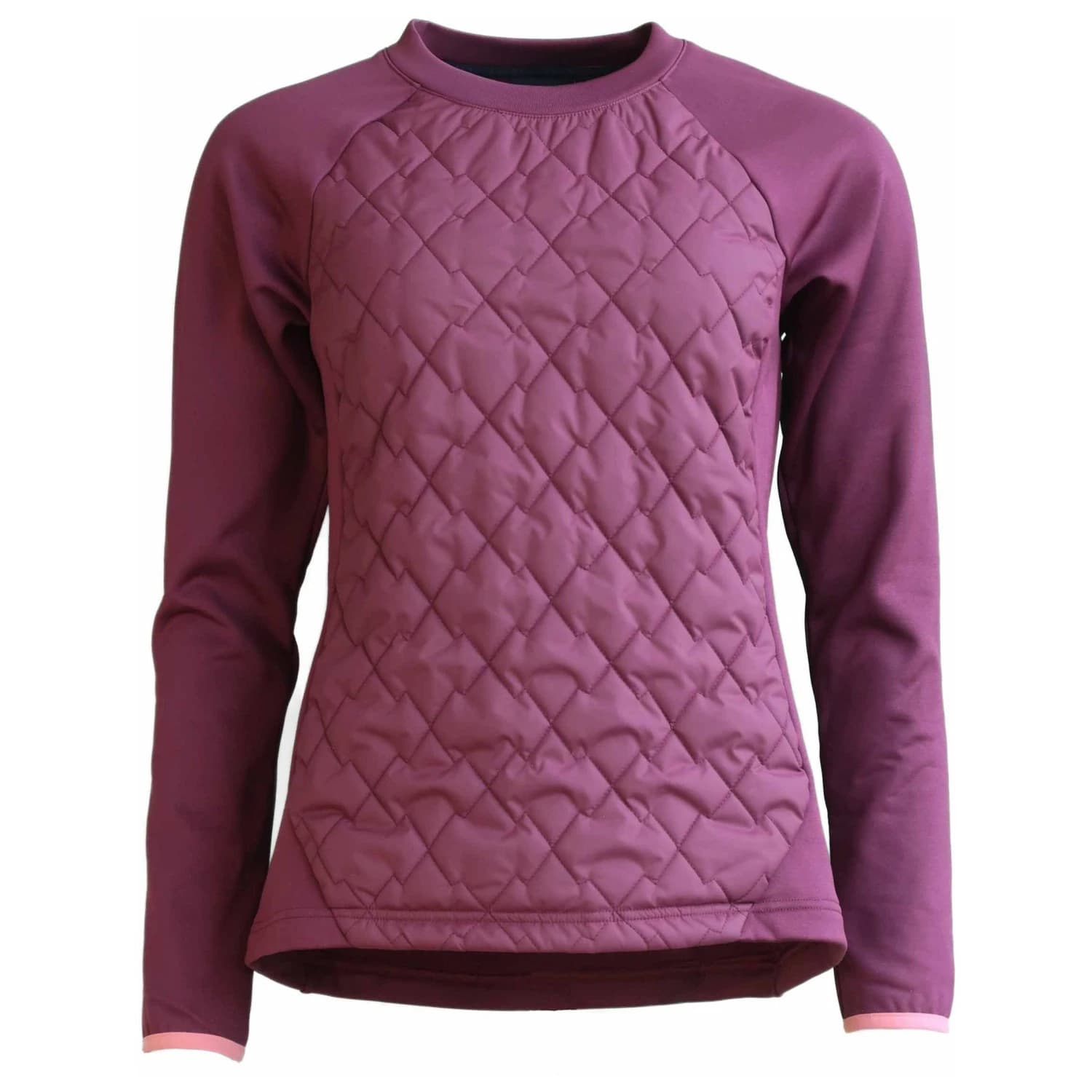 Фланелка с дълъг ръкав за колоездене Zimtstern Women's Spinz Hybrid Sweater Synthetic jumper - Windsor Wine