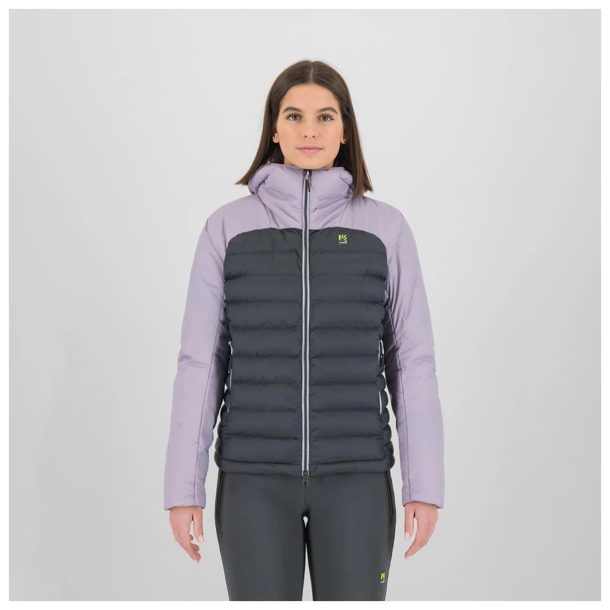 Дамско синтетично яке Karpos Women's Sass D'Ortiga Jacket Synthetic jacket - Woodland Grey / Lavender