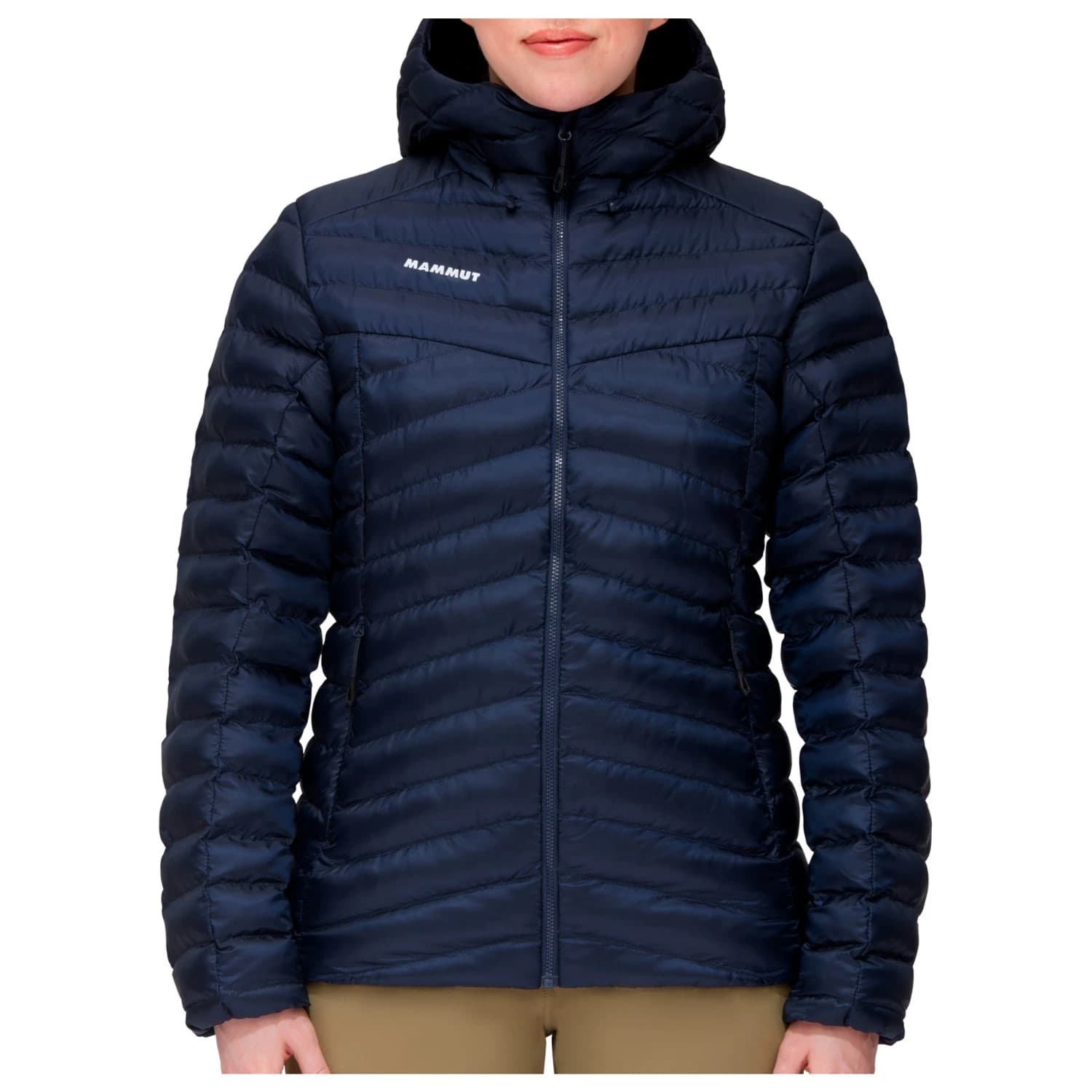 Дамско синтетично яке Mammut Women's Albula Insulation Hooded Jacket Synthetic jacket - Marine
