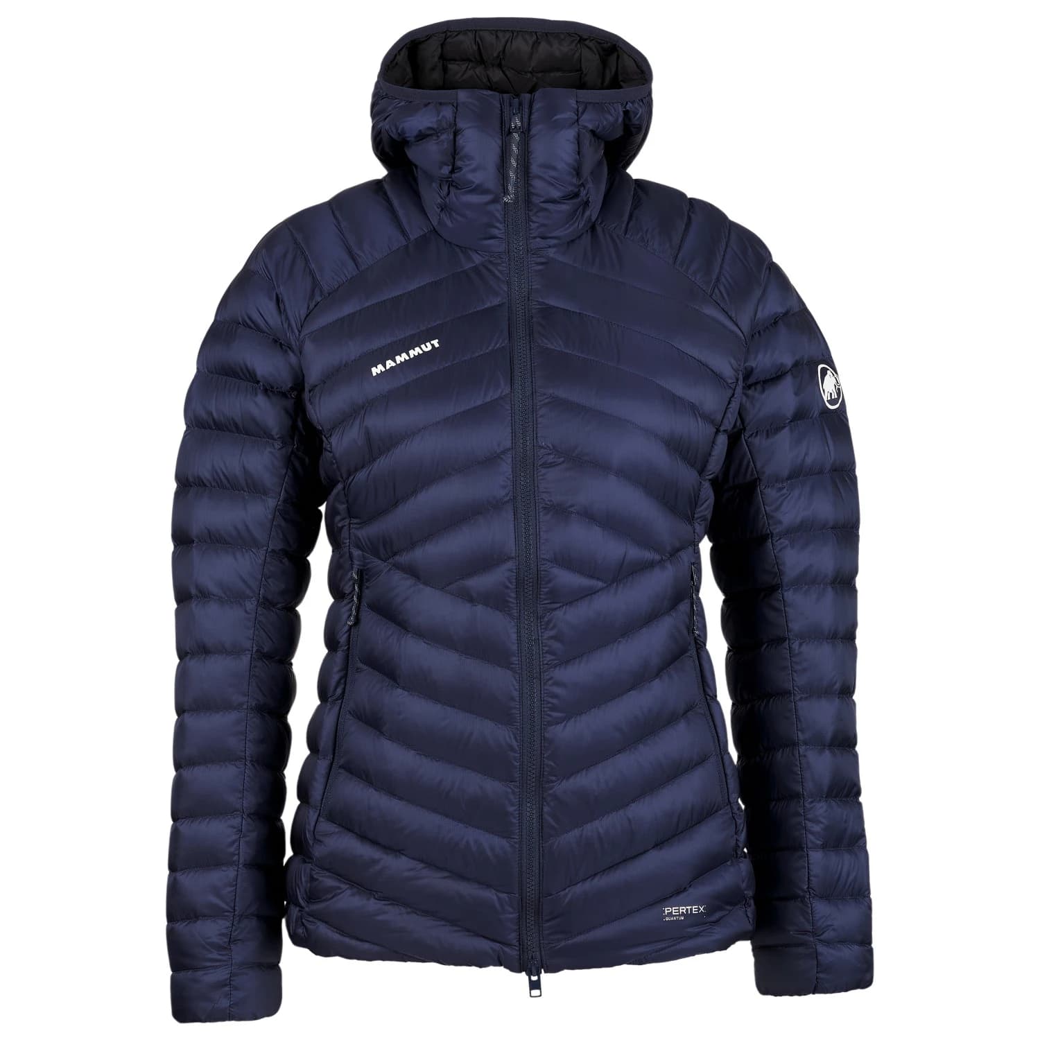Дамско пухено яке Mammut Women's Broad Peak Insulation Hooded Jacket Down jacket - Marine / Black