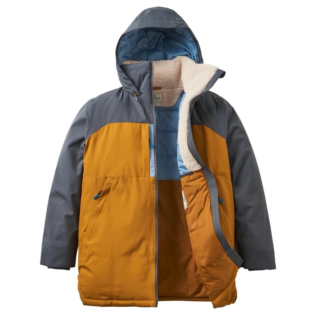 Дамско яке парка Passenger Women's Lumi Colour Block Parka - Golden Brown
