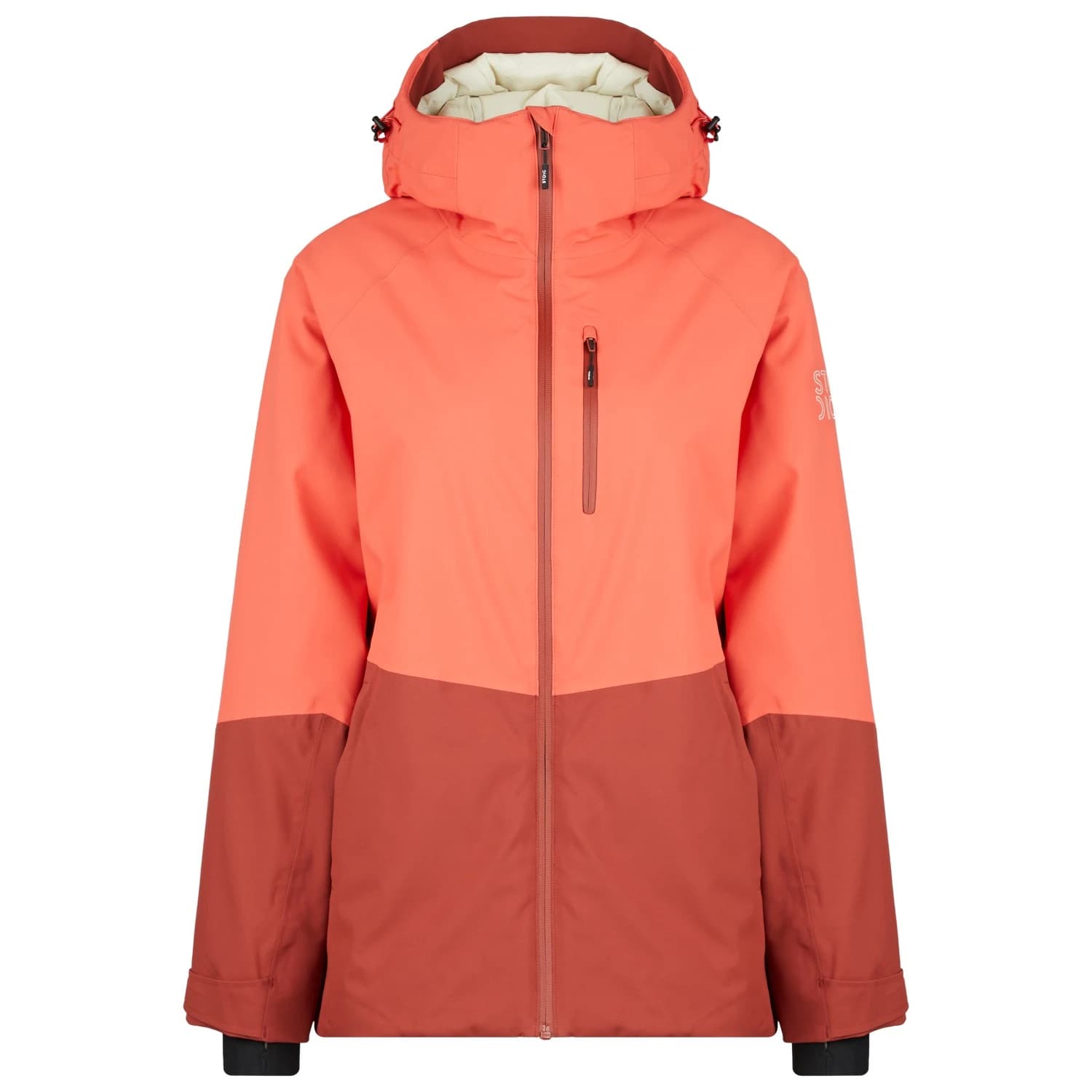 Дамско ски яке Stoic Women's MountainWool AsplidenSt. Long II Ski jacket - Fruit Red / Spiced Red