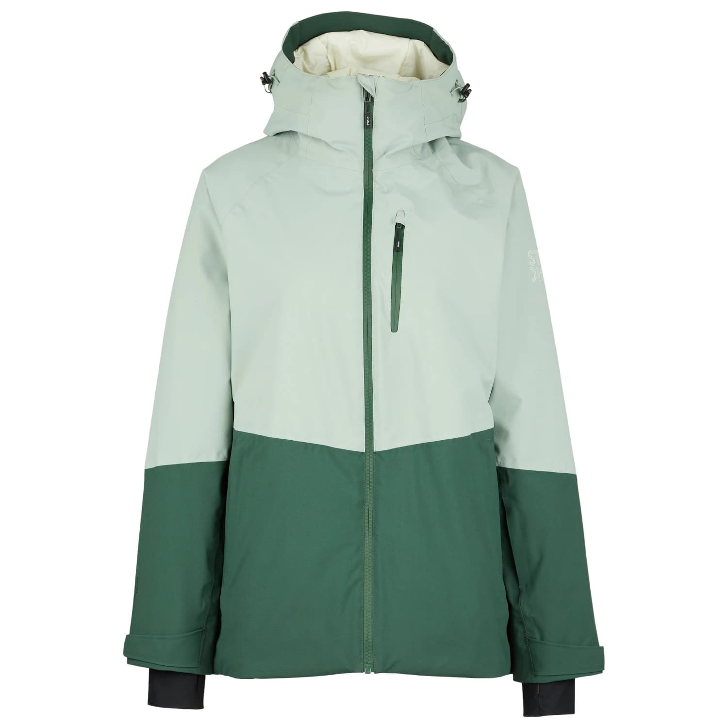 Дамско ски яке Stoic Women's MountainWool AsplidenSt. Long II Ski jacket - Iceberg Green / New Pine Green