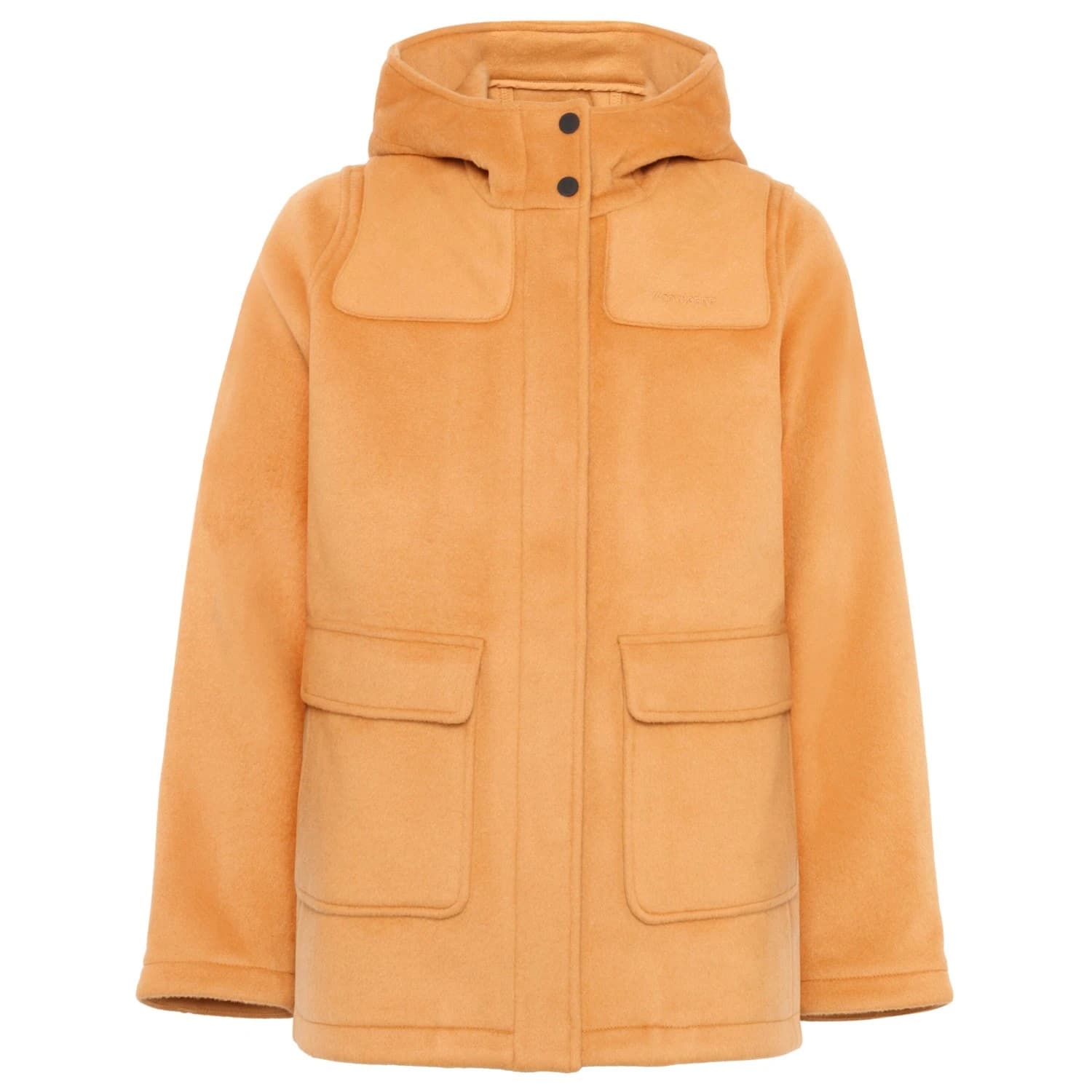 Дамско яке парка KnowledgeCotton Apparel Women's Felted Wool Duffle Coat Parka - Apple Cinnamon