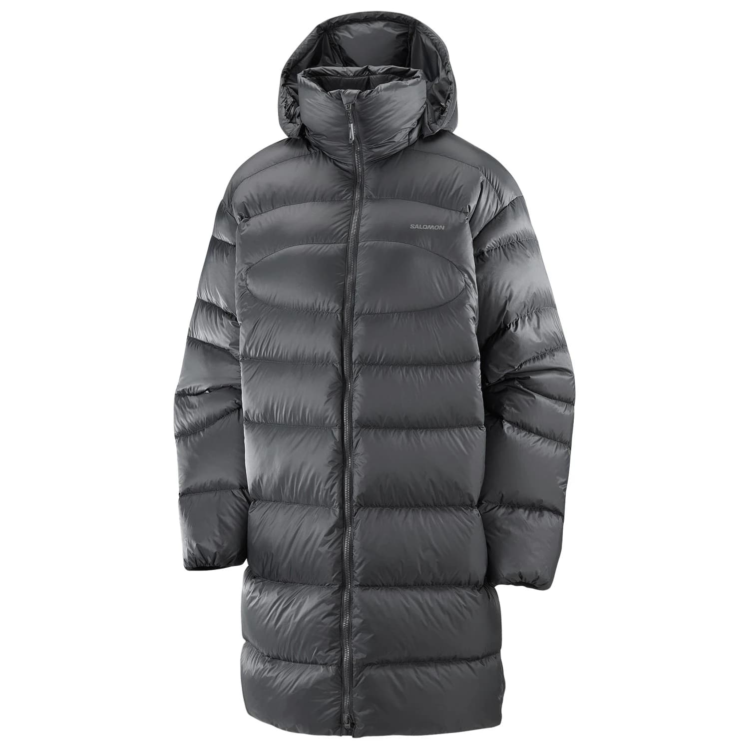 Дамско пухено яке Salomon Women's Outline Novelty Mid Down Down jacket - Deep Black