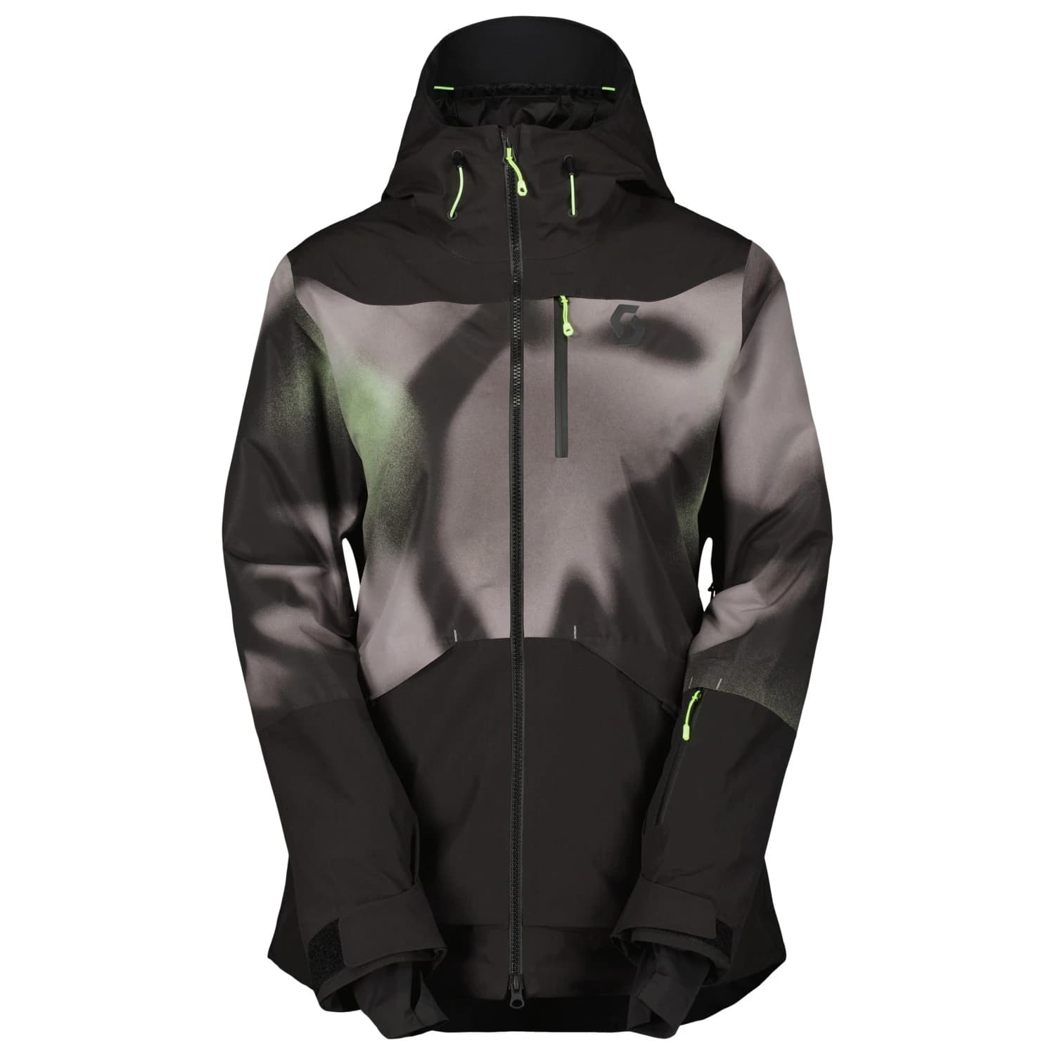 Дамско ски яке Scott Women's Ultimate Dryo Ripstop Jacket Ski jacket - Evening Greyprint / Black