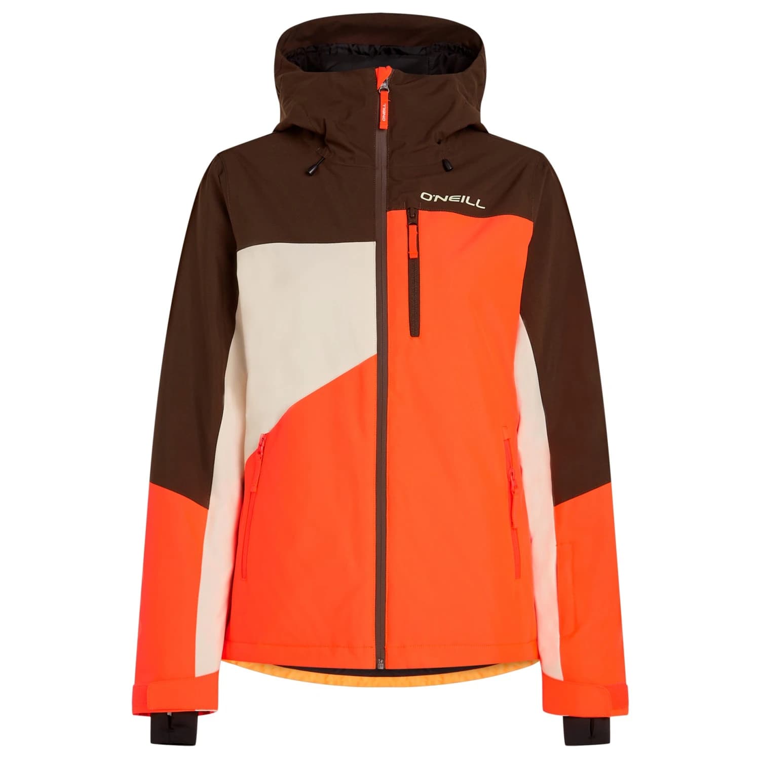 Дамско ски яке O'neill Women's FWC' Cruz Triple Snow Jacket Ski jacket - Coffee Bean Colour Block