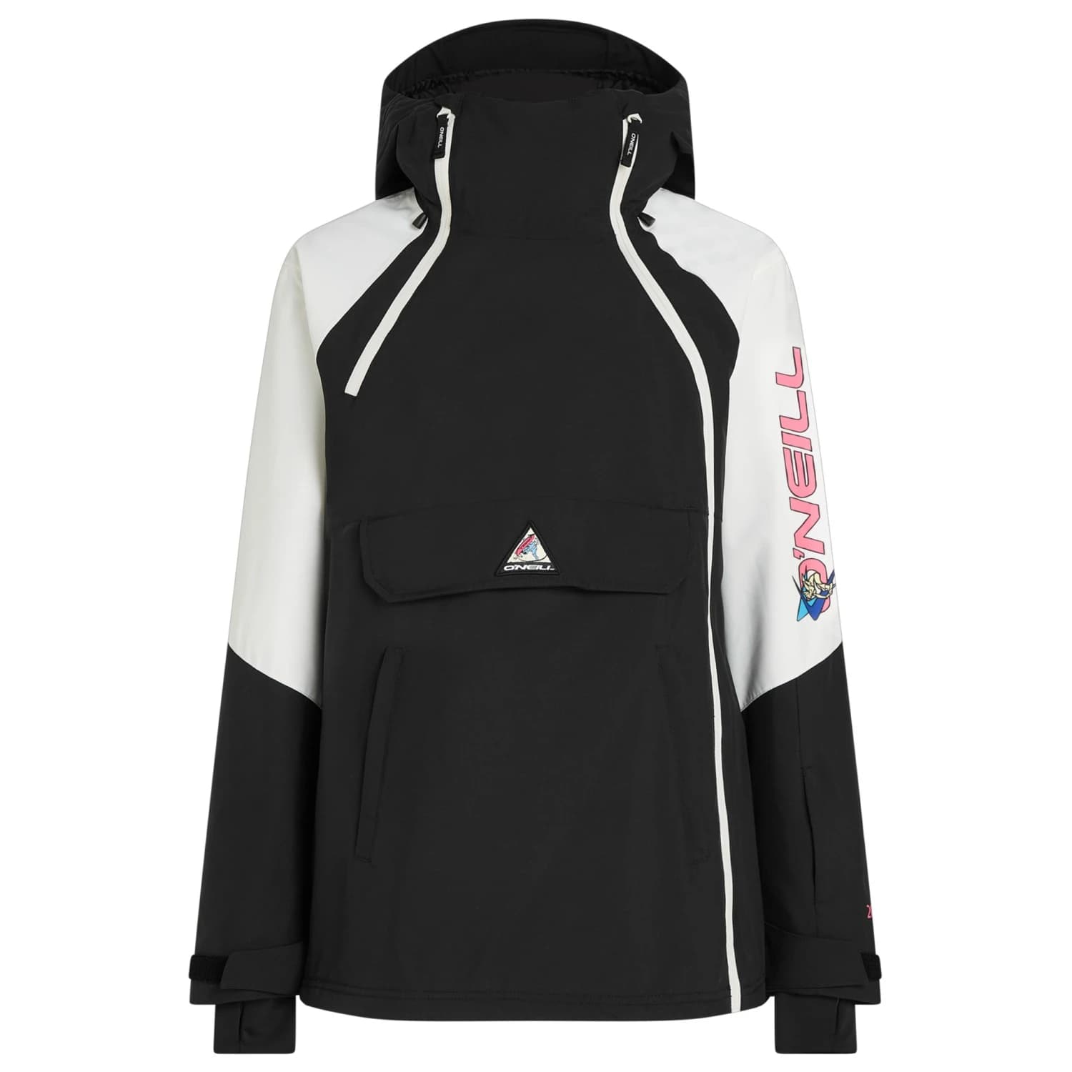 Дамско ски яке O'neill Women's FWC' Play Asymmetric Snow Jacket Ski jacket - Black Out Colour Block