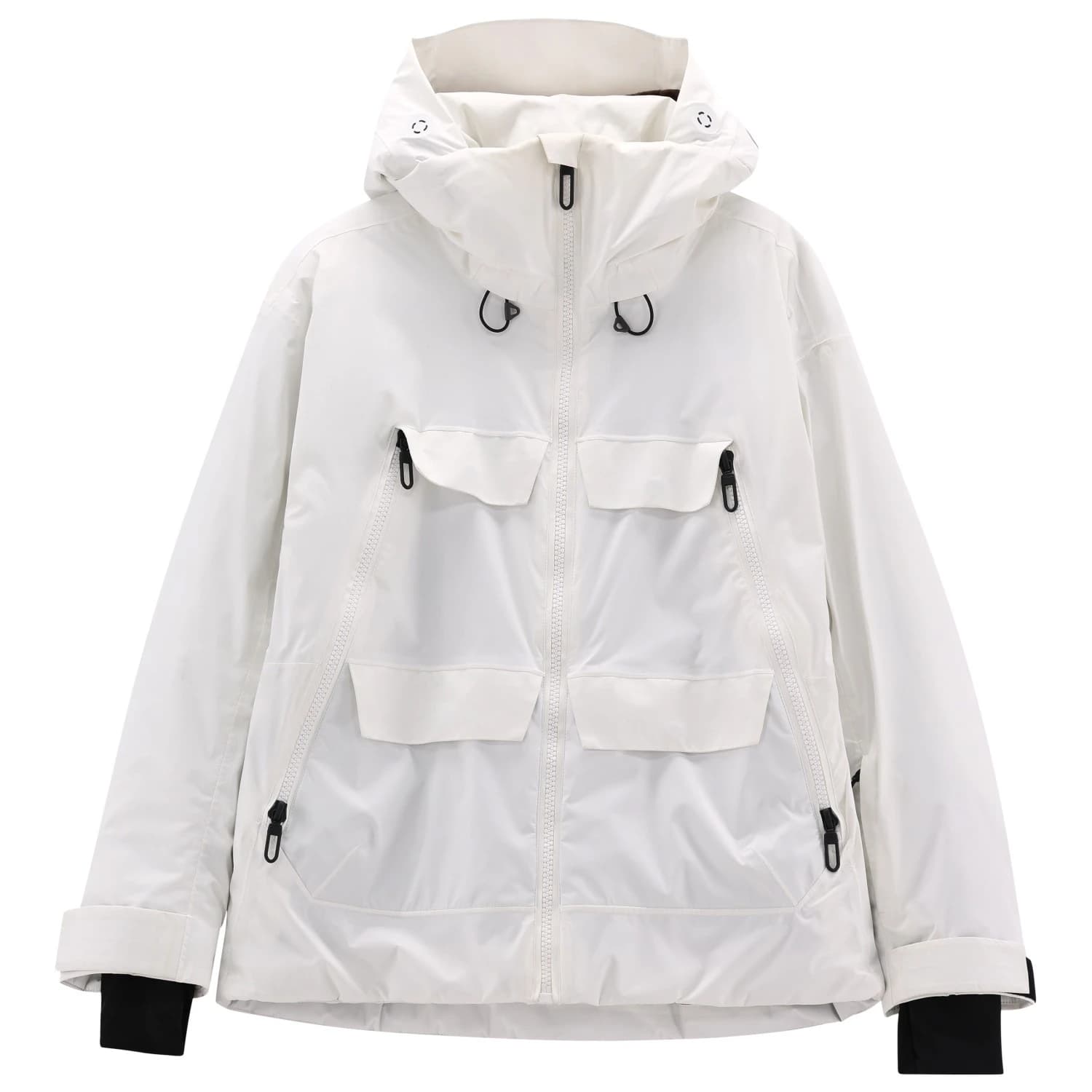 Дамско ски яке CMP Women's Jacket Fix Hood with Chest Pockets Ski jacket - Ivory