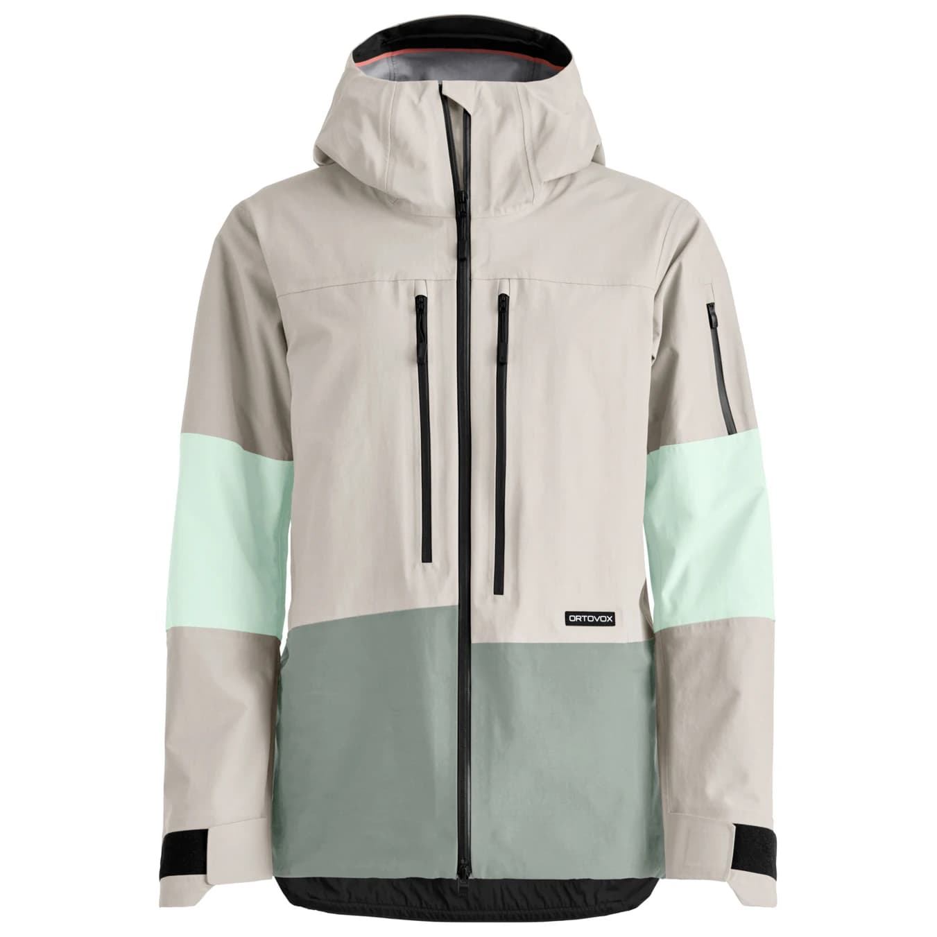Дамско ски яке Ortovox Women's Ravine Free 3L Jacket Ski jacket - White Tea