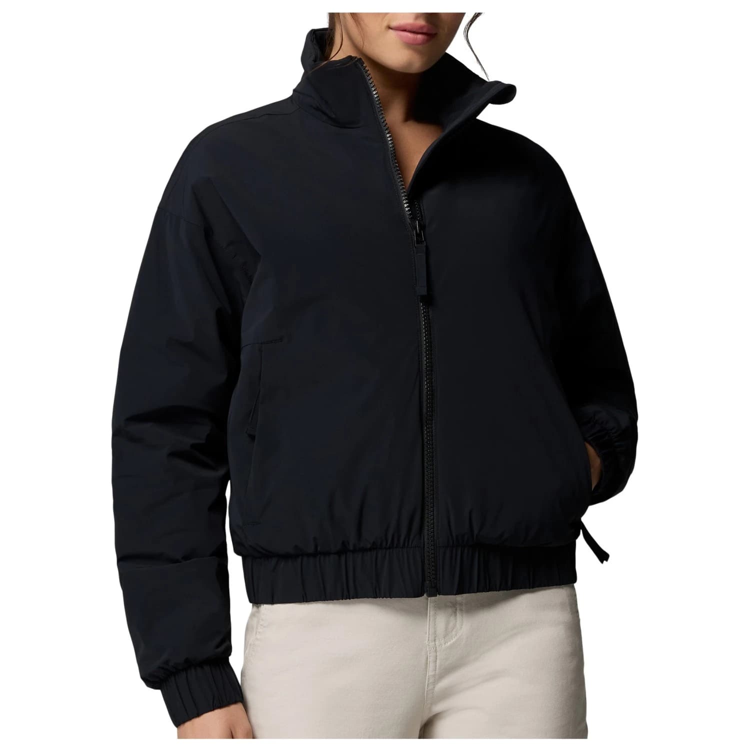 Дамско синтетично яке Columbia Women's Amazestretch Insulated Bomber Synthetic jacket - Black