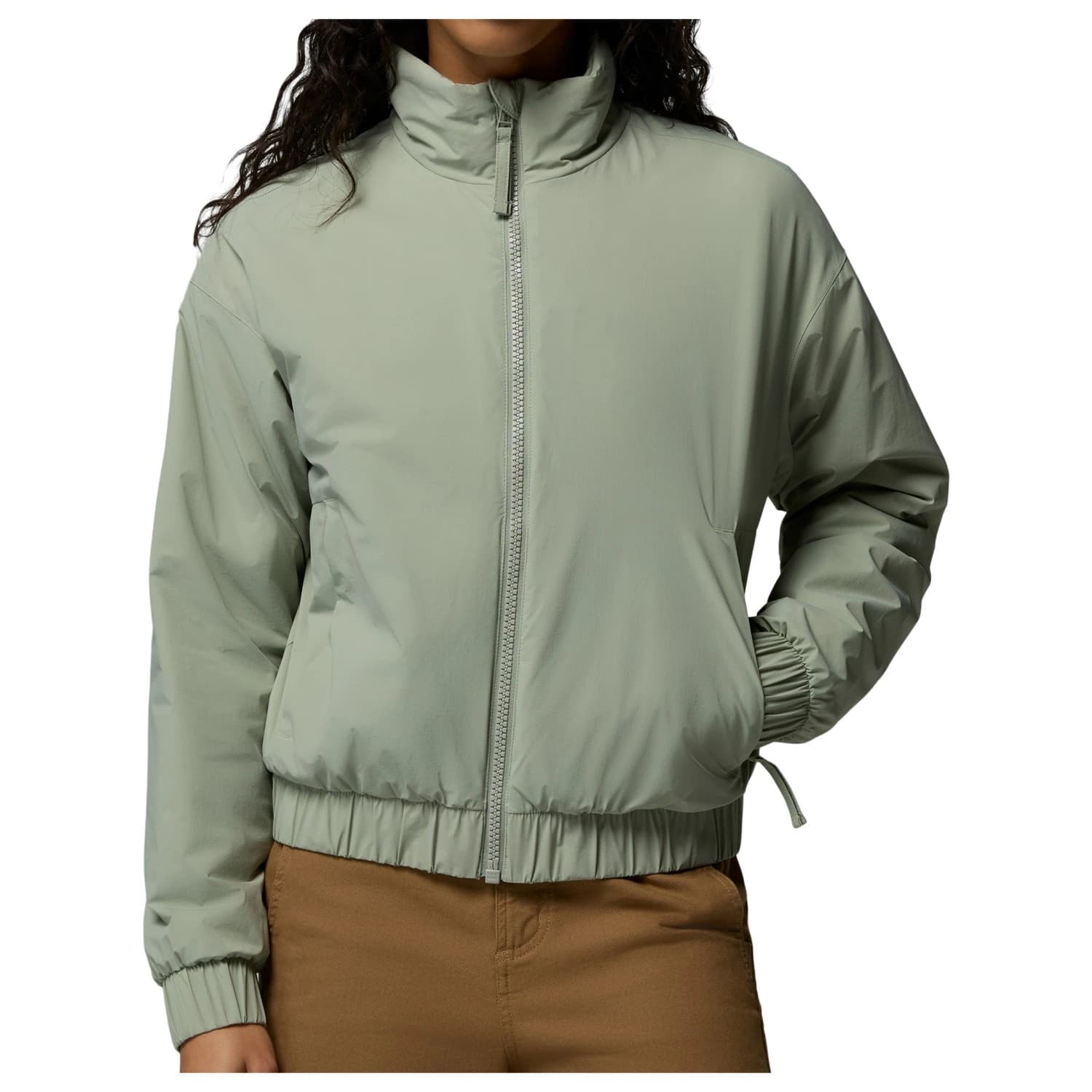 Дамско синтетично яке Columbia Women's Amazestretch Insulated Bomber Synthetic jacket - Safari