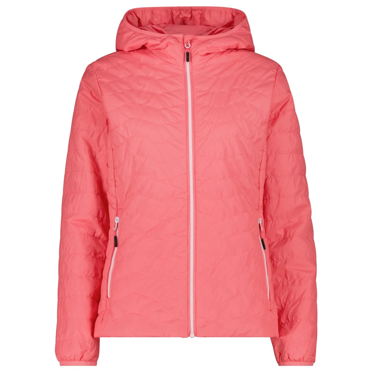 Дамско синтетично яке CMP Women's Padded Jacket Fix Hood Synthetic jacket - Coral