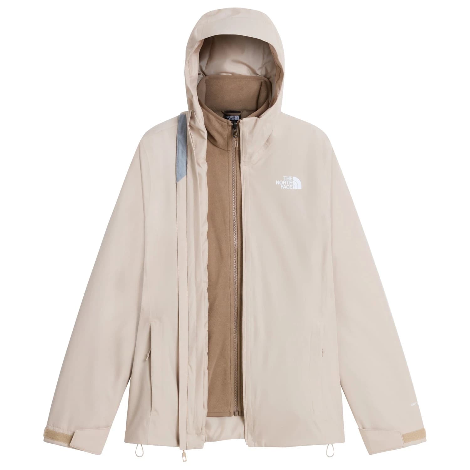 Дамско 3-в-1 яке The North Face Women's Quest Triclimate 3-in-1 jacket - Timeless Taupe / Garnet