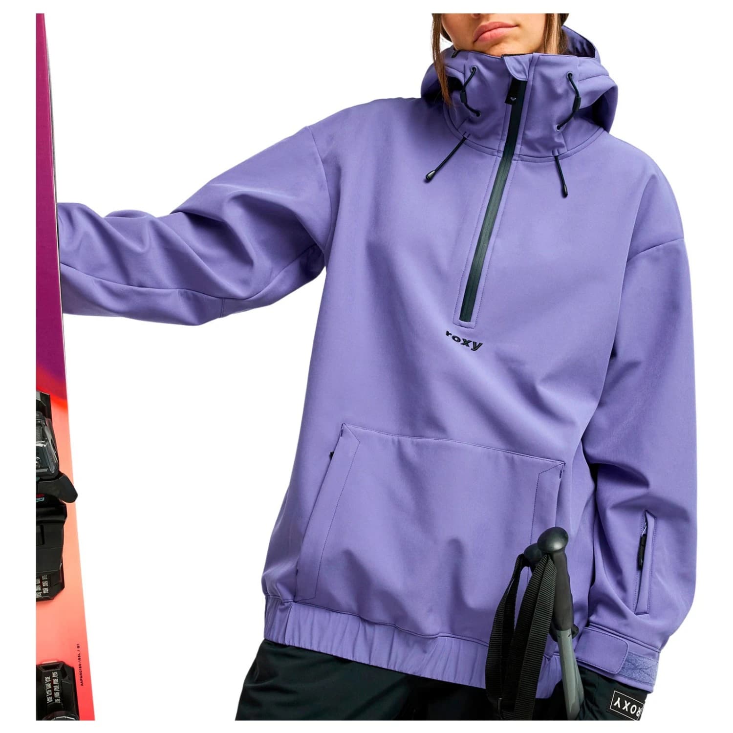 Ски яке Roxy Women's Frostbliss Softshell Overhead Ski jacket - Twilight Purple