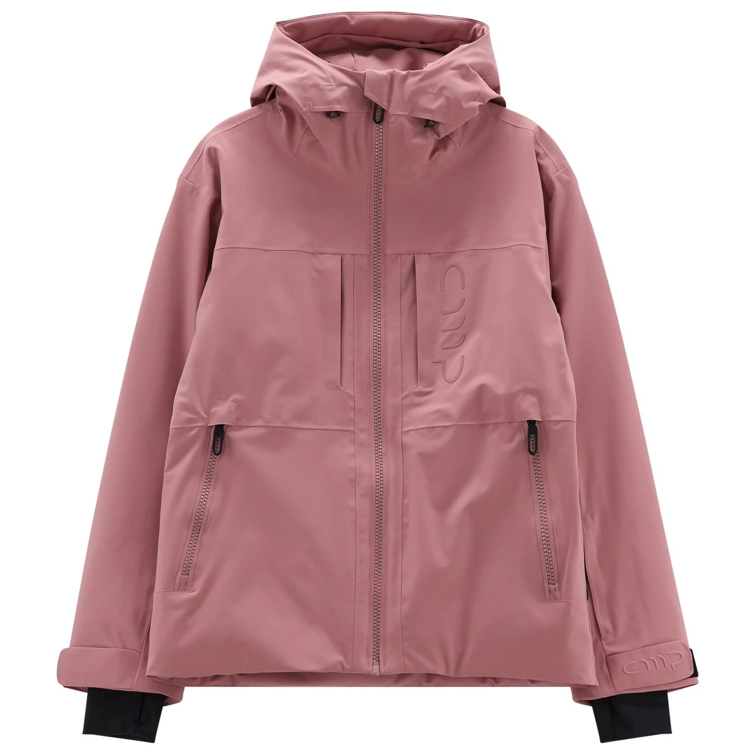 Ски яке Cmp Women's Jacket Zip Hood With Inner Gaiter 36W4426 Ski jacket - Old Rose