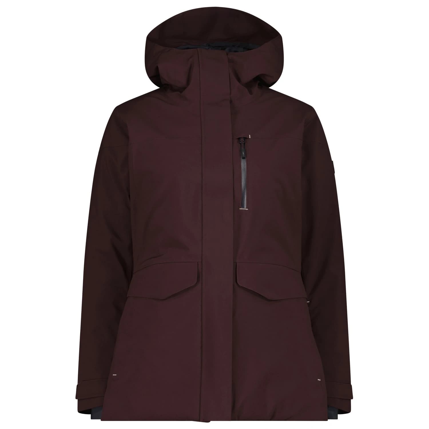 Ски яке CMP Women's Long Jacket Fix Hood 36W0686 Winter jacket - Black Berry
