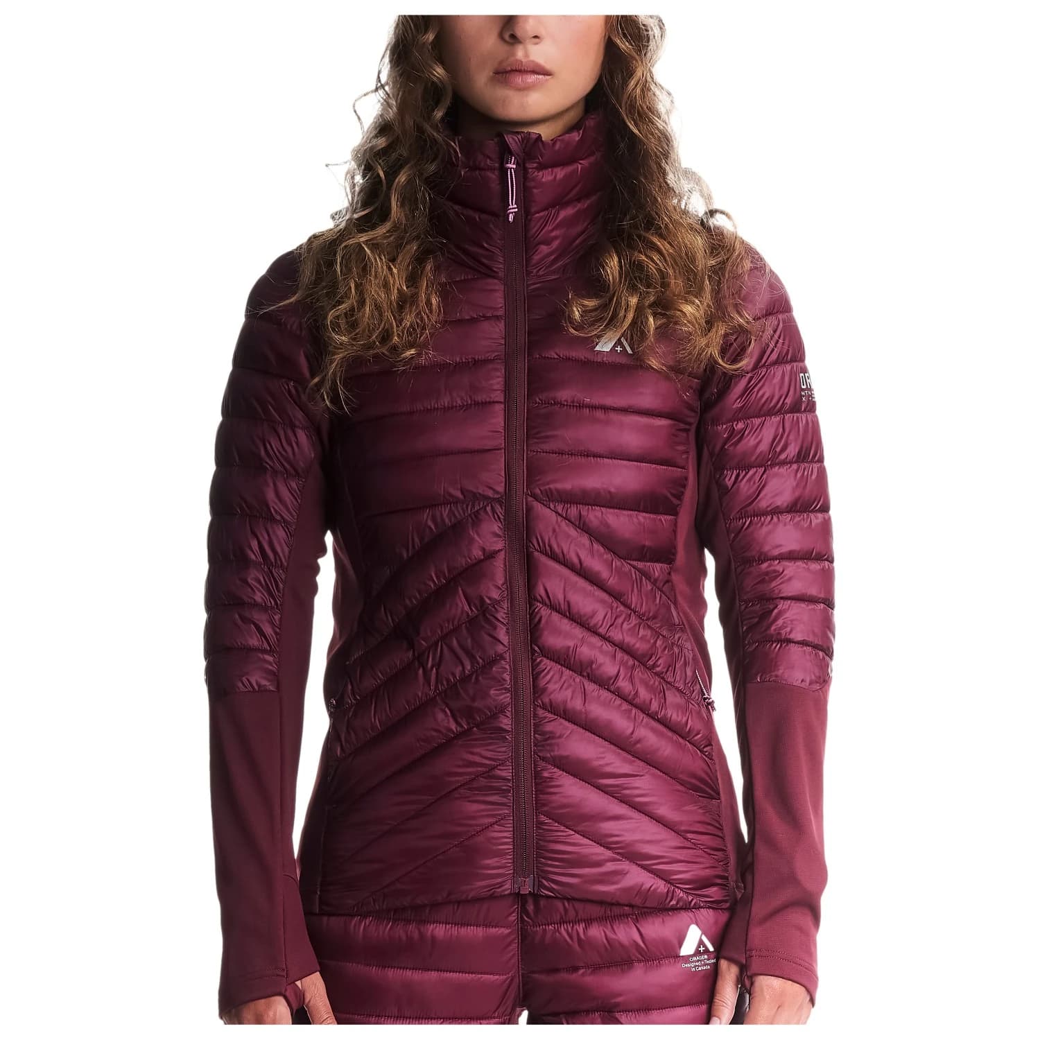 Синтетично яке Orage Women's Northwind Mtn-X Hybrid Jacket Synthetic jacket - Claret