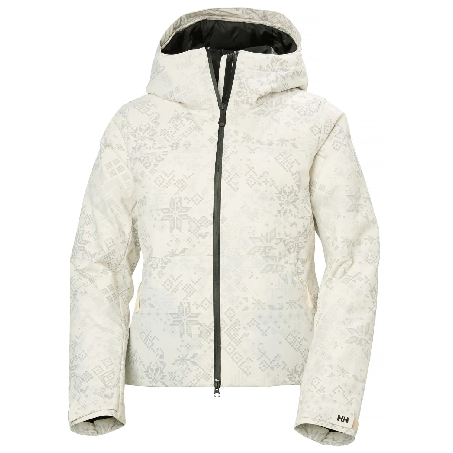 Дамско ски яке Helly Hansen Women's Nora Short Puffy Jacket Ski jacket - Cream New Nordic Aop