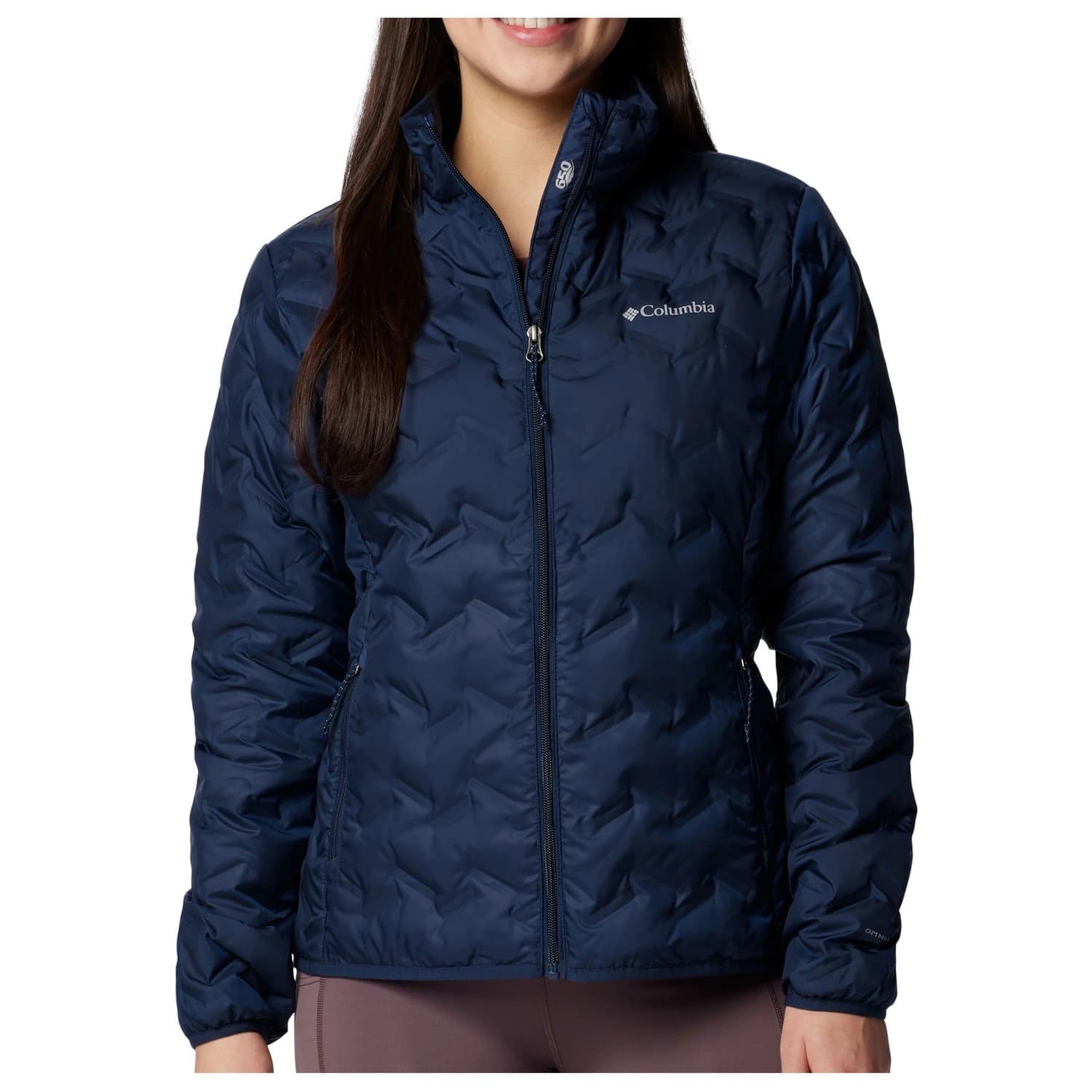 Пухено яке Columbia Women's Delta Ridge II Down Jacket - Collegiate Navy
