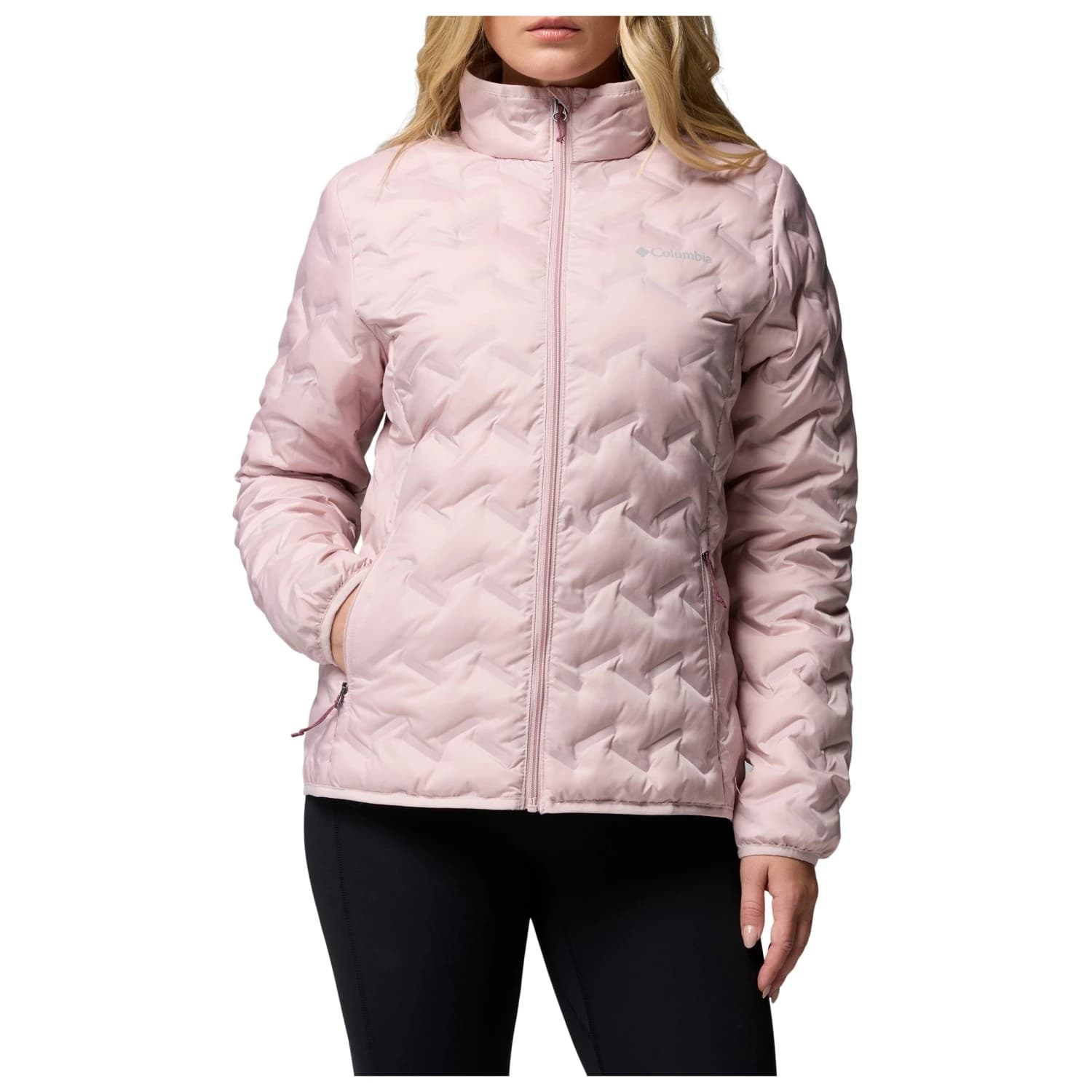 Пухено яке Columbia Women's Delta Ridge II Down Jacket - Mineral Pink