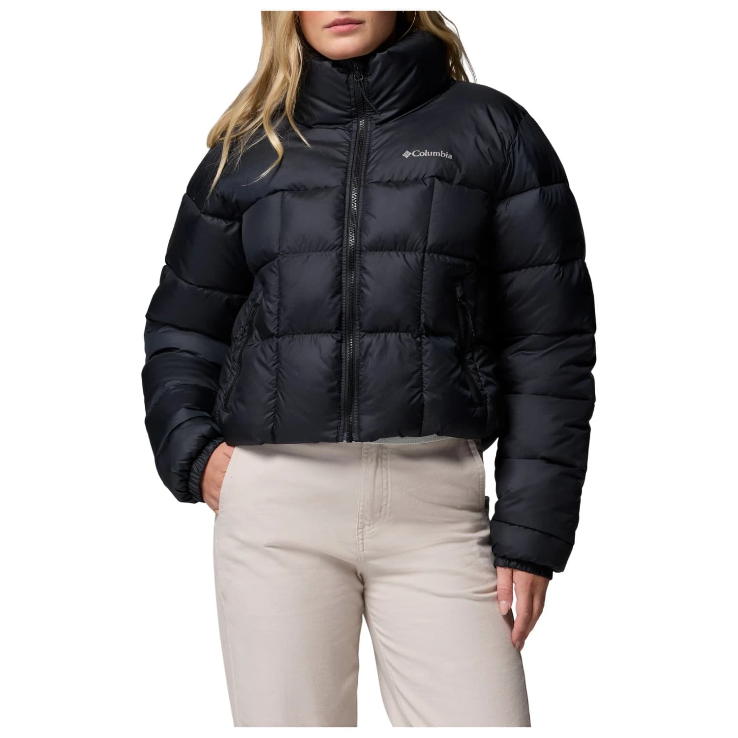 Синтетично яке Columbia Women's Puffect III Cropped Jacket Synthetic jacket - Black