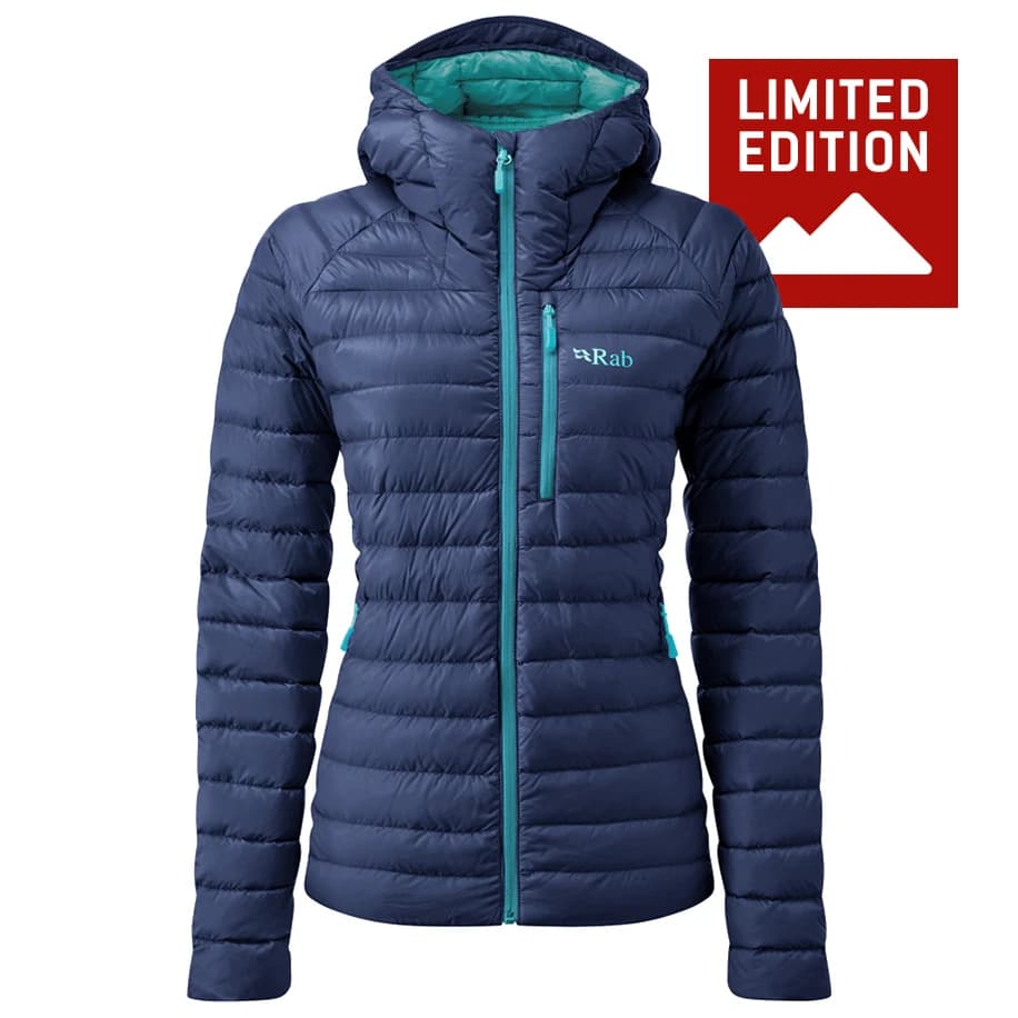 Дамско пухено яке Rab Women's Microlight Alpine Jacket Exclusive Down jacket - Deep Ink