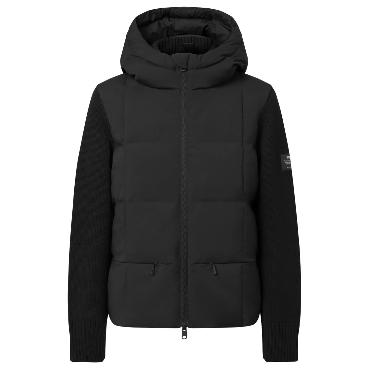 Синтетично яке Ecoalf Women's Deni Hybrid Synthetic jacket - Black