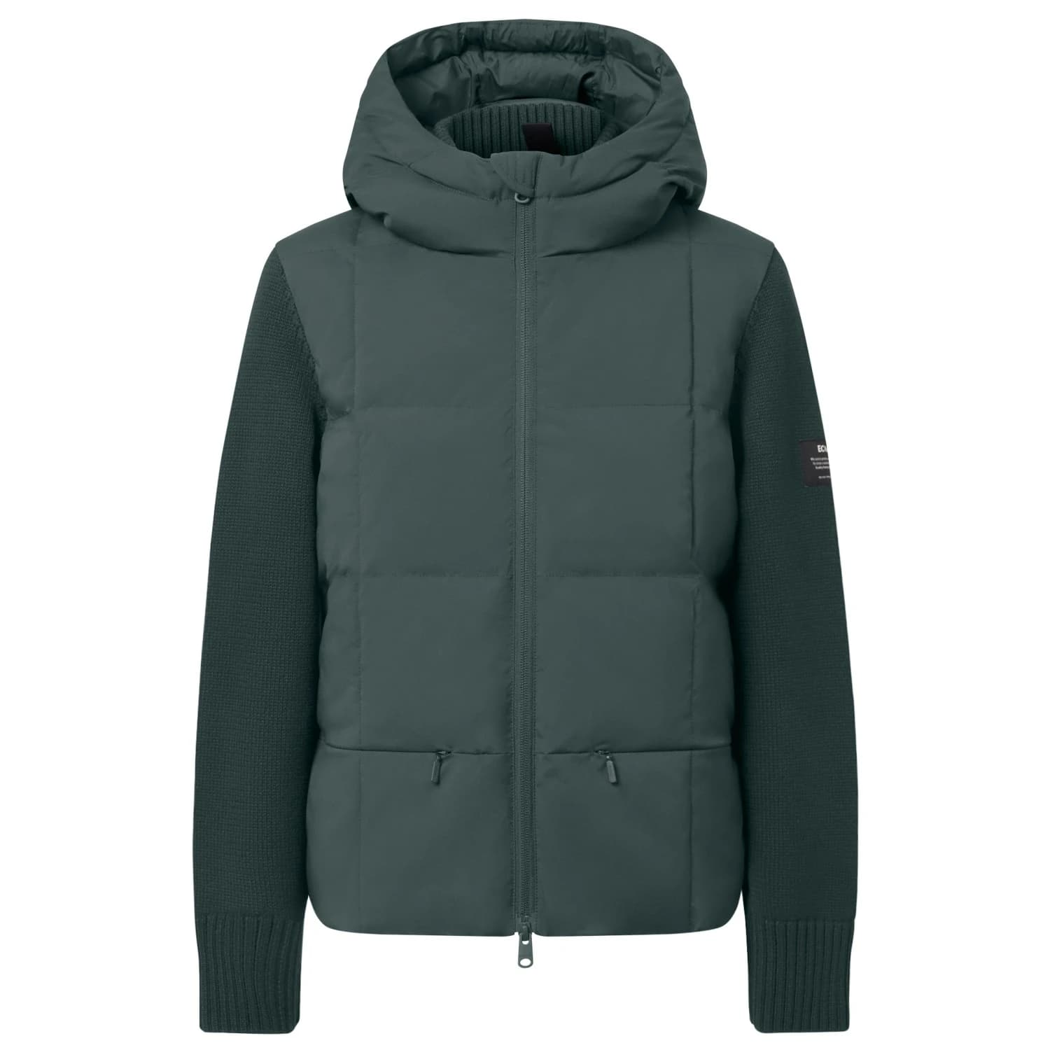 Синтетично яке Ecoalf Women's Deni Hybrid Synthetic jacket - Dark Khaki
