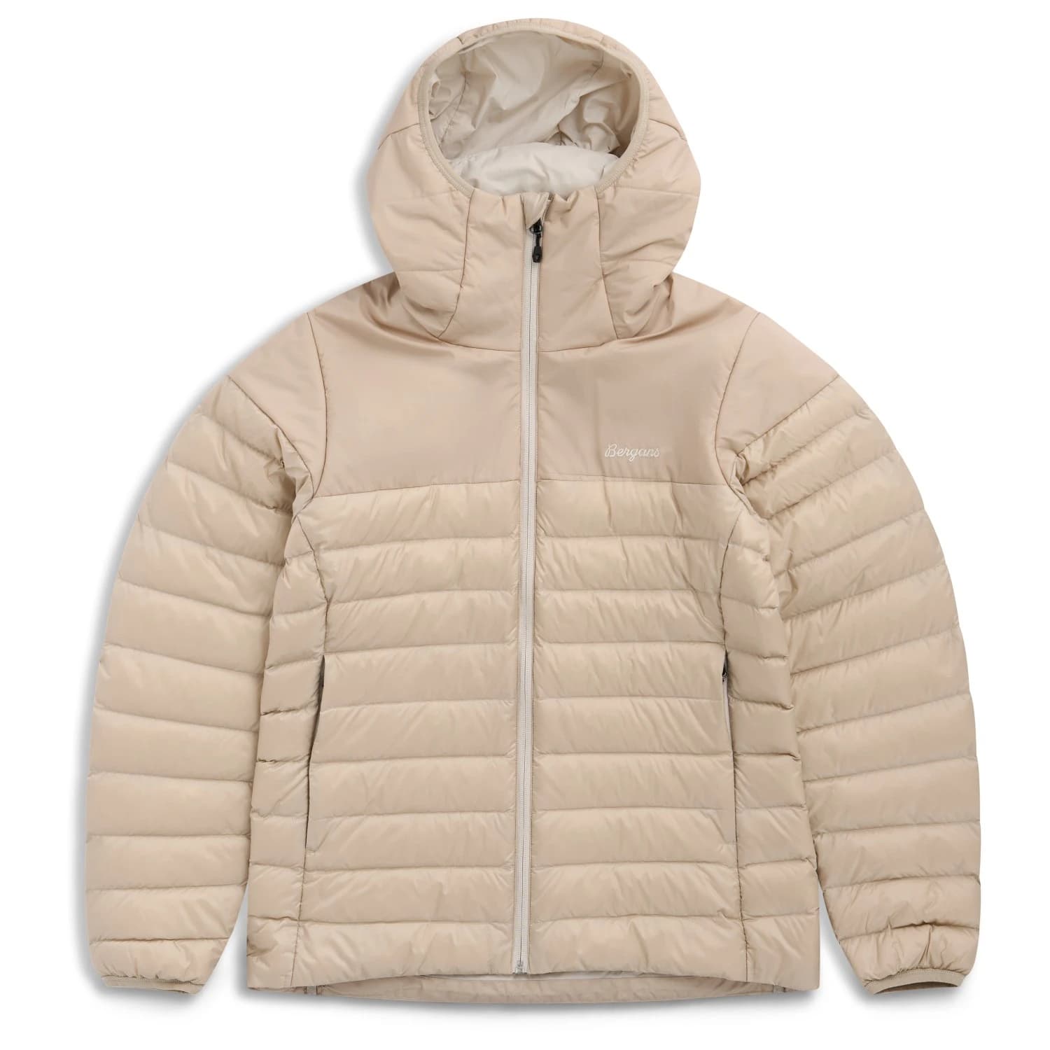 Дамско пухено яке Bergans Women's Lom Light Down Hood Jacket Down jacket - Beige