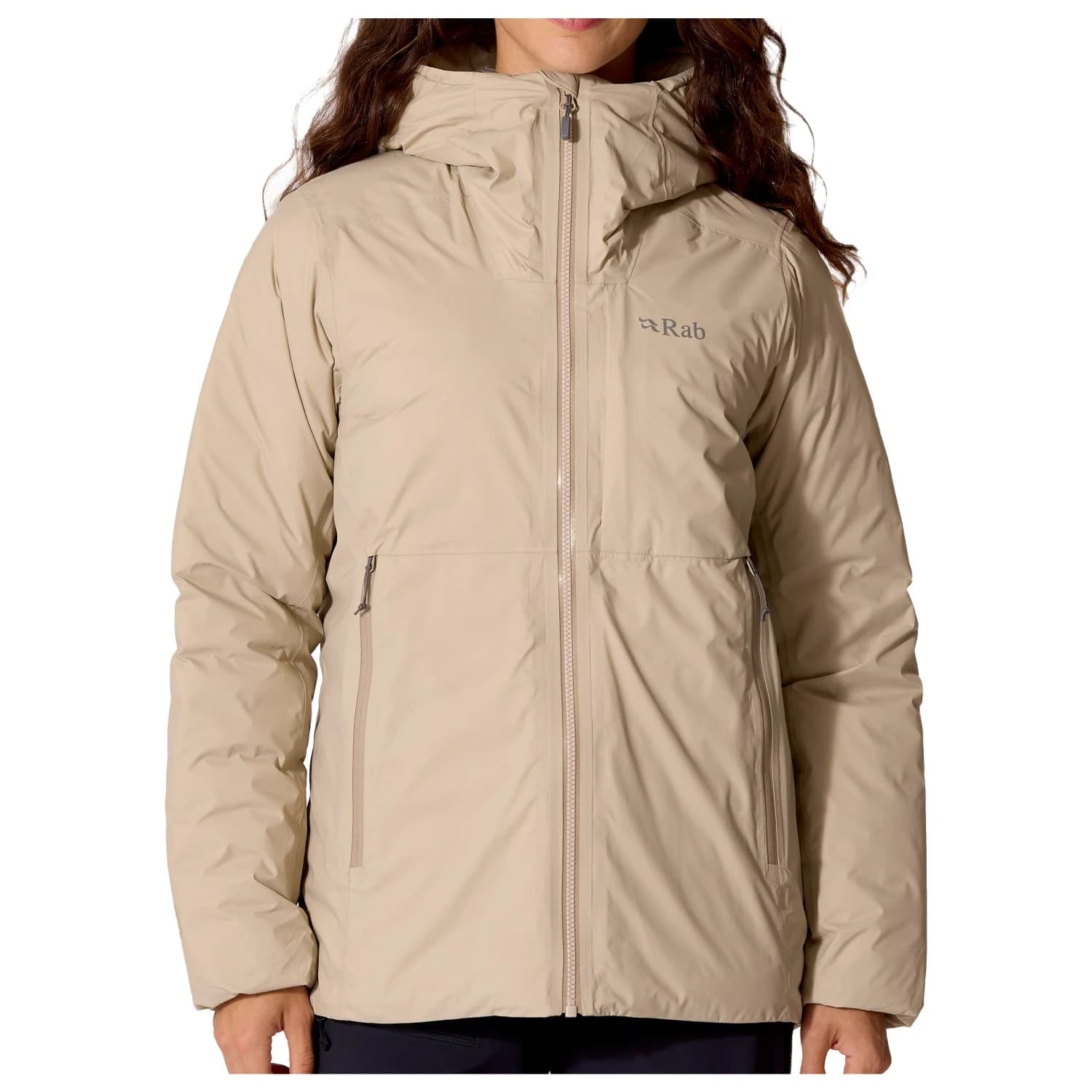 Пухено яке Rab Women's Microlight Shield Jacket Down jacket - Dark Pebble