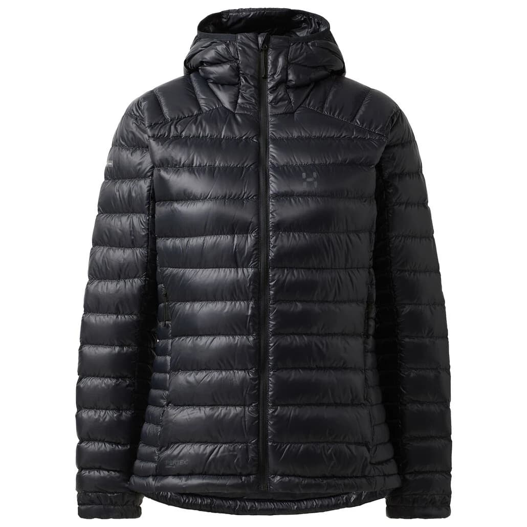 Пухено яке Haglöfs Women's L.I.M Down II Hood Down jacket - True Black