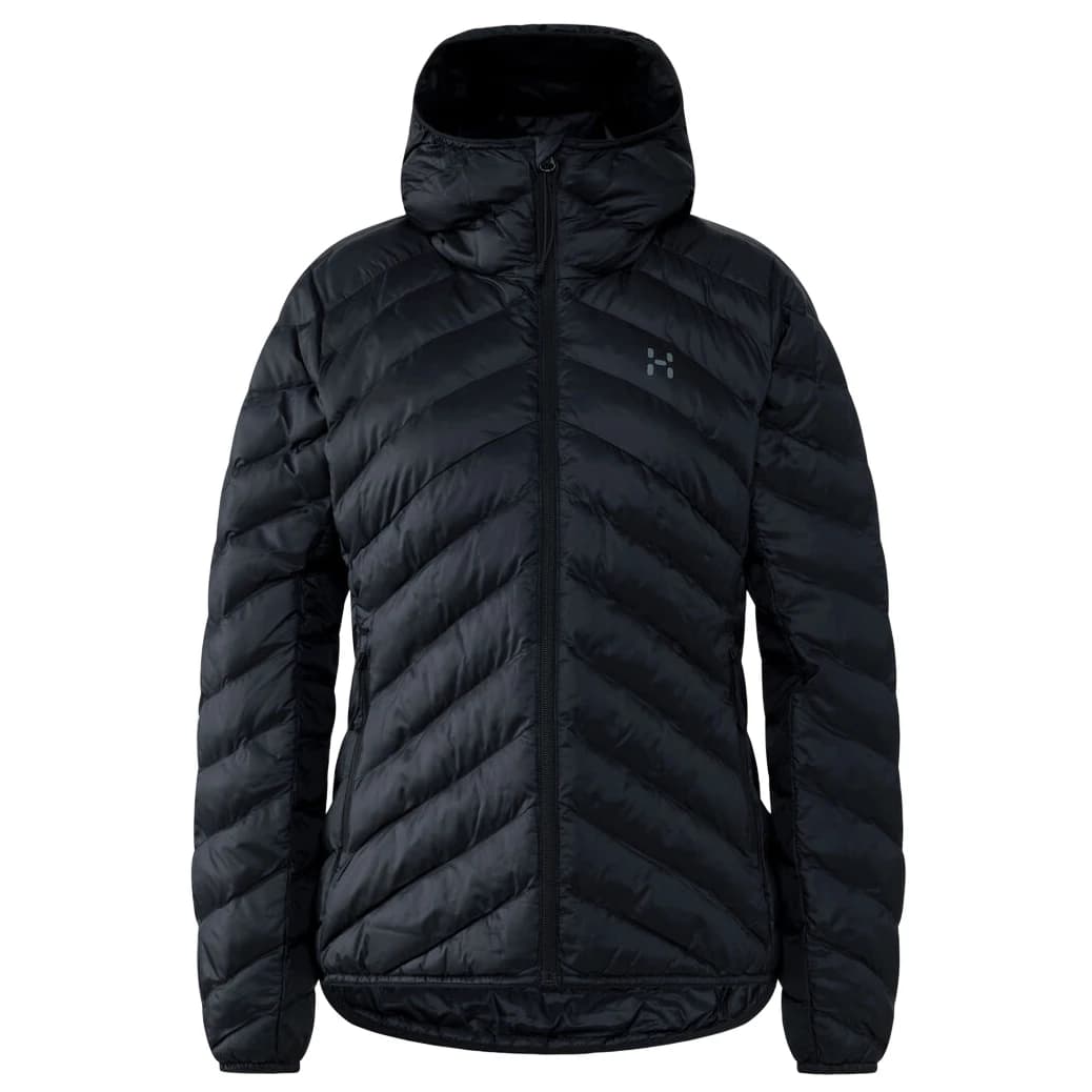 Дамско синтетично яке Haglöfs Women's Särna Mimic II Hood Synthetic jacket - True Black